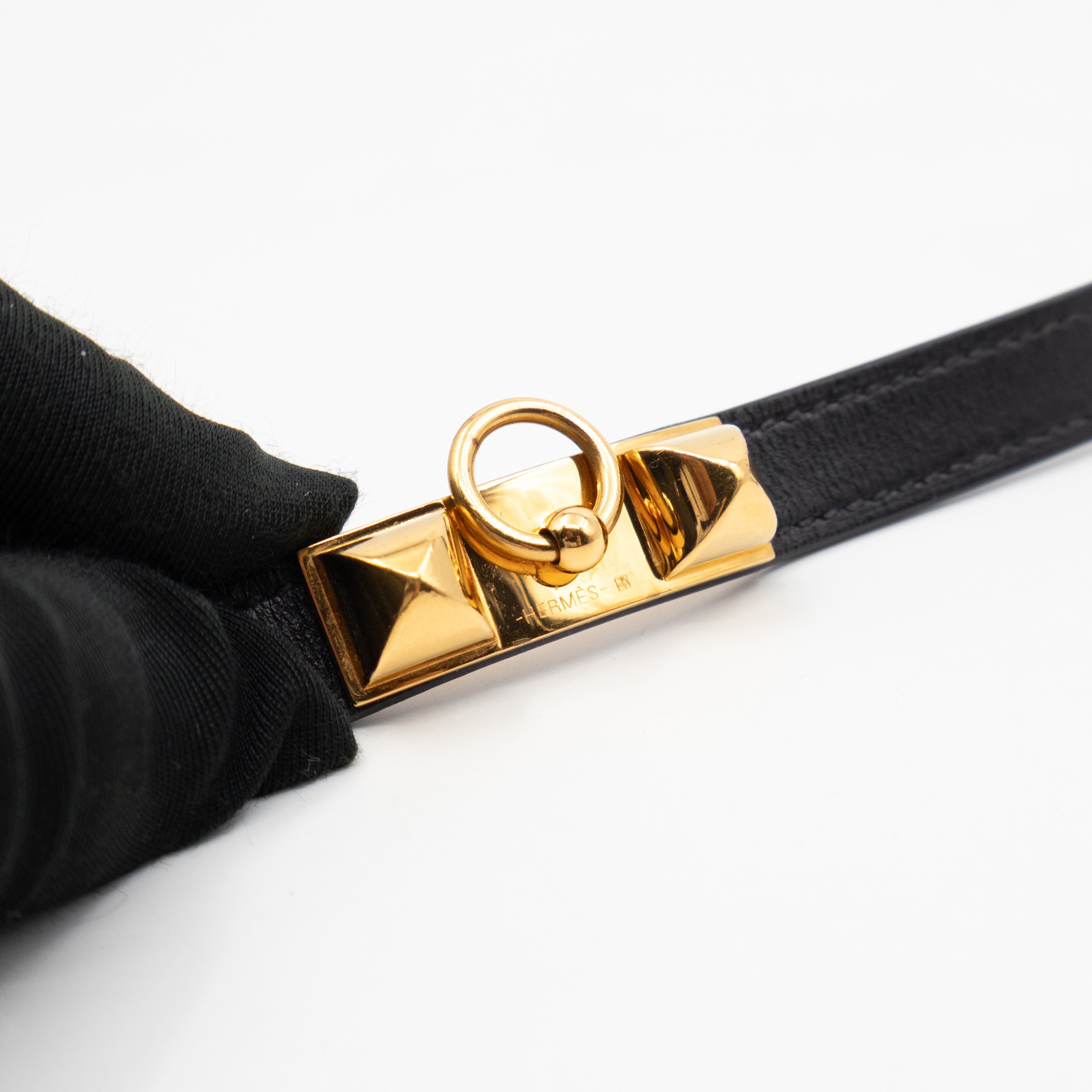 Rivale Double Tour Bracelet Black Leather