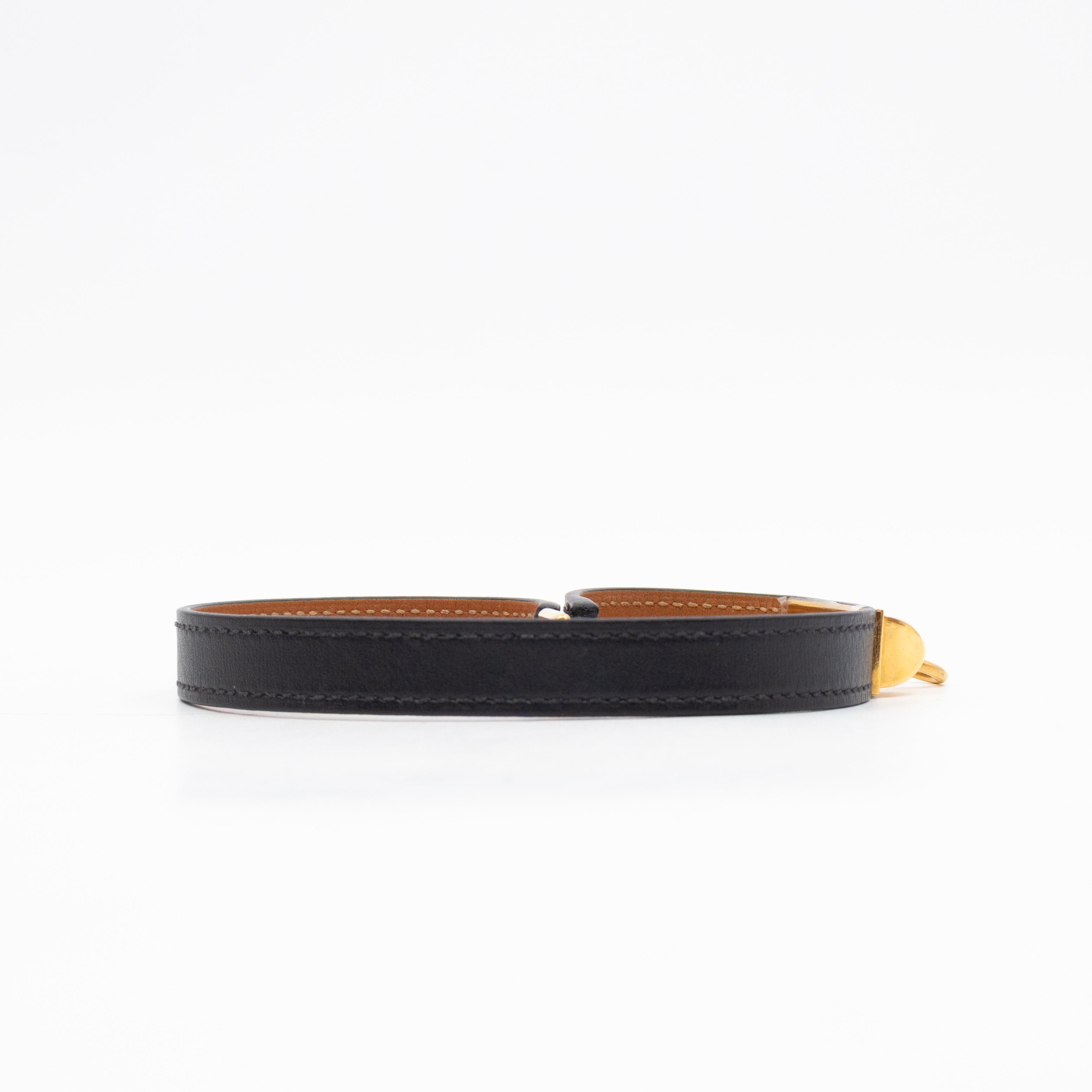 Rivale Double Tour Bracelet Black Leather