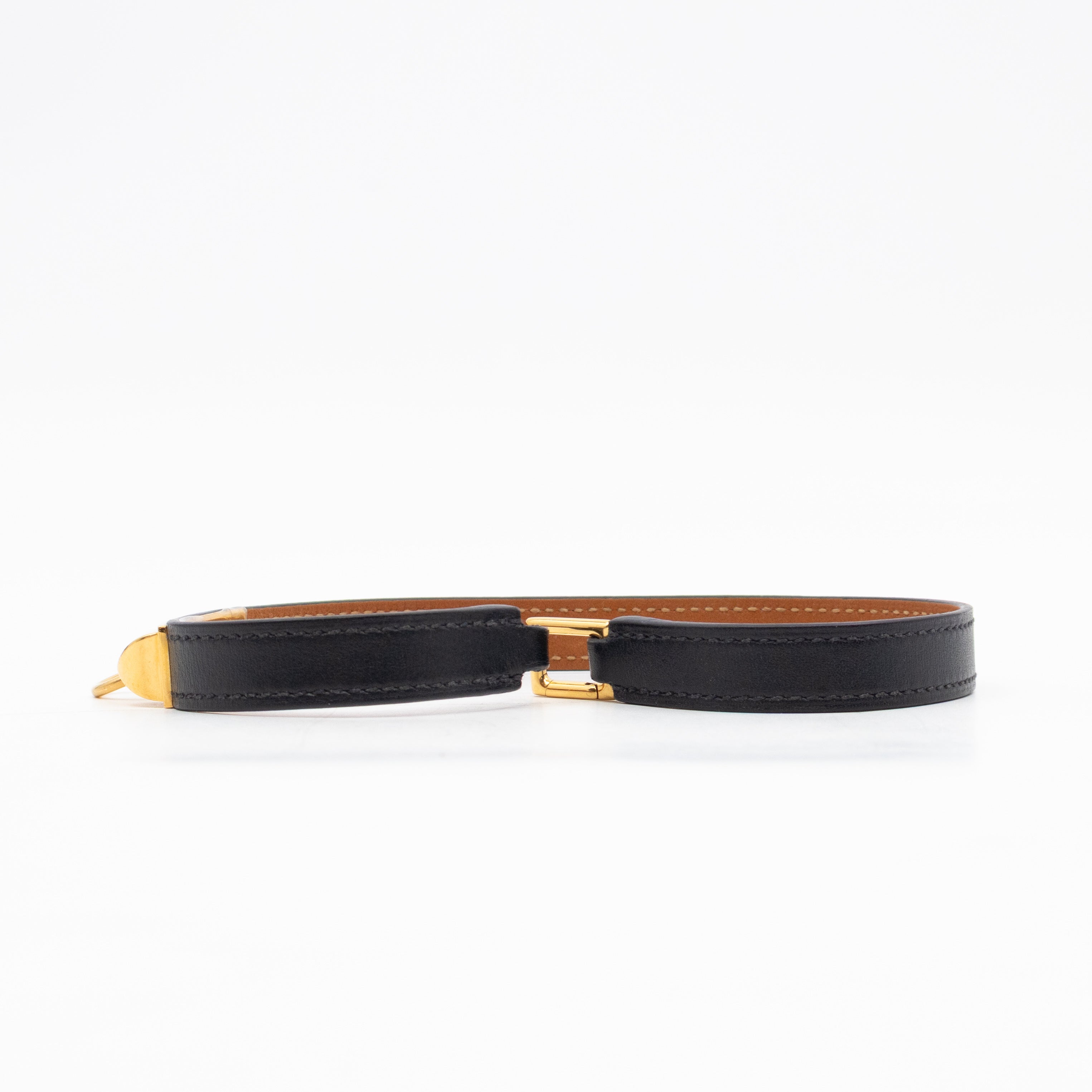 Rivale Double Tour Bracelet Black Leather