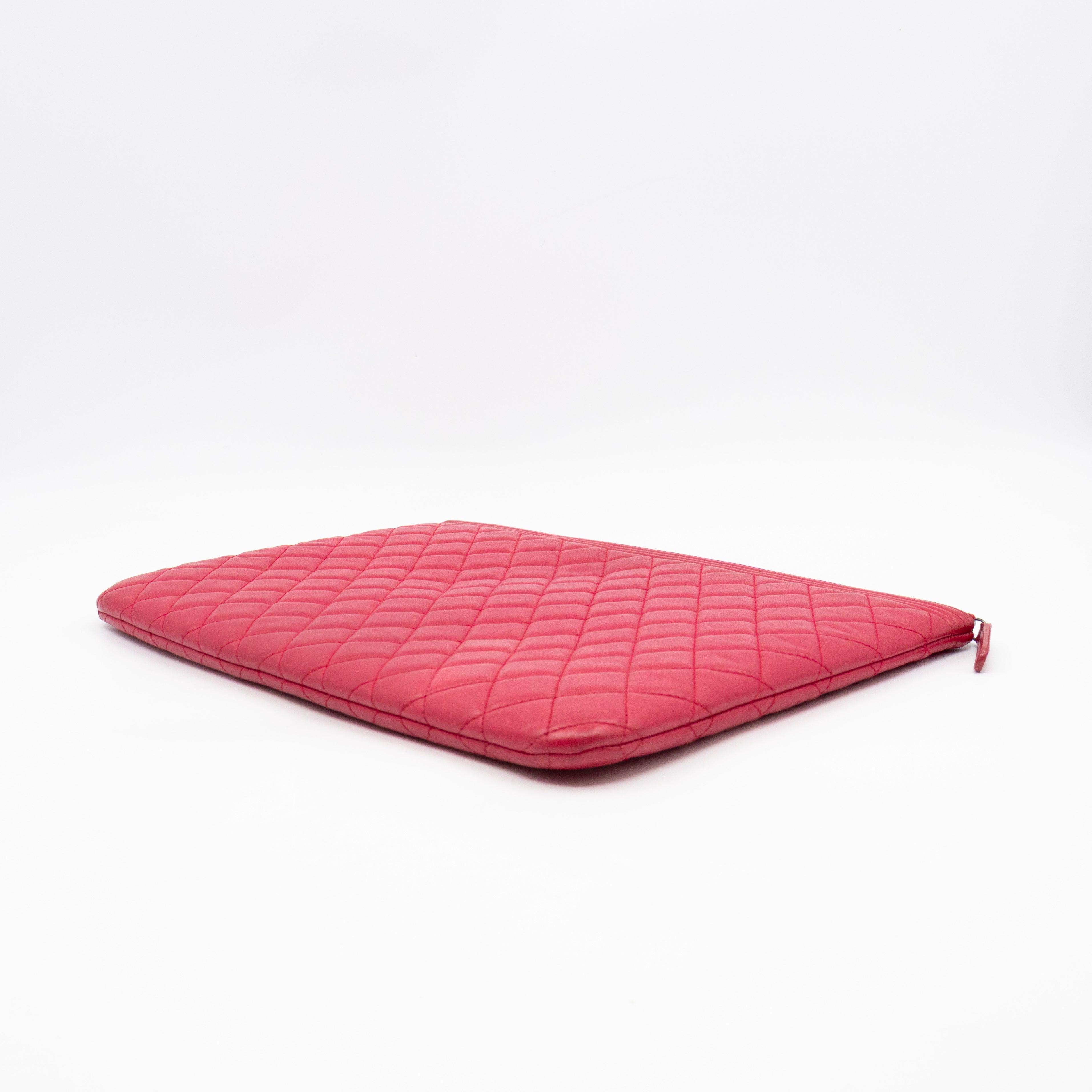 Boy O Case Clutch Large Pink Leather