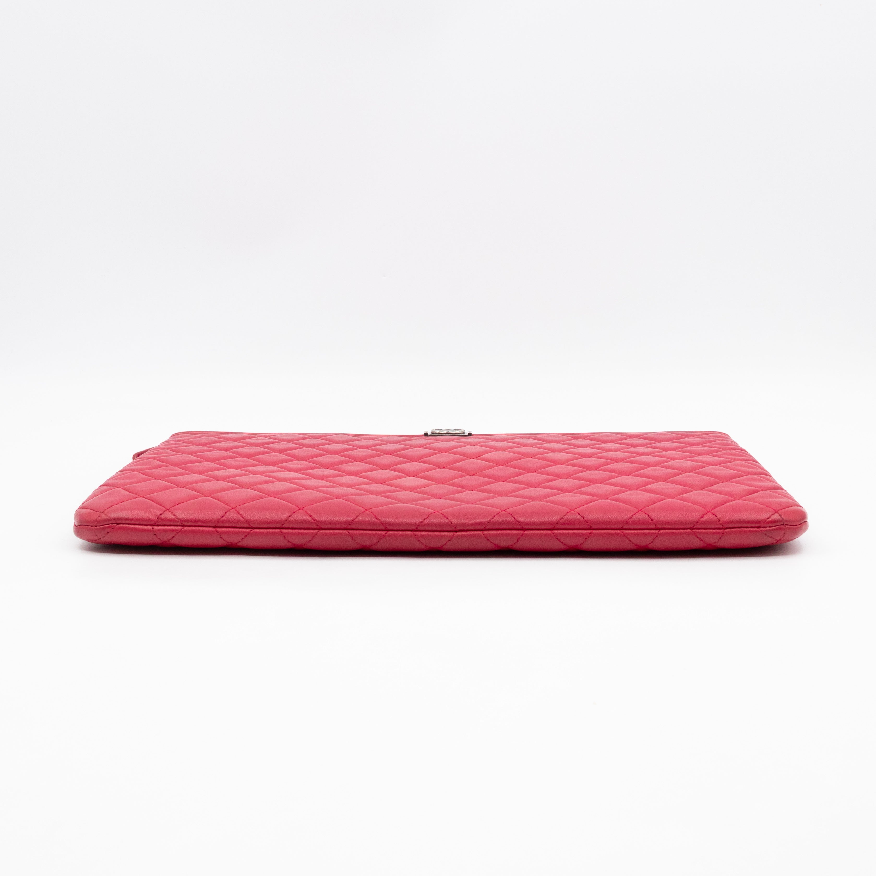 Boy O Case Clutch Large Pink Leather