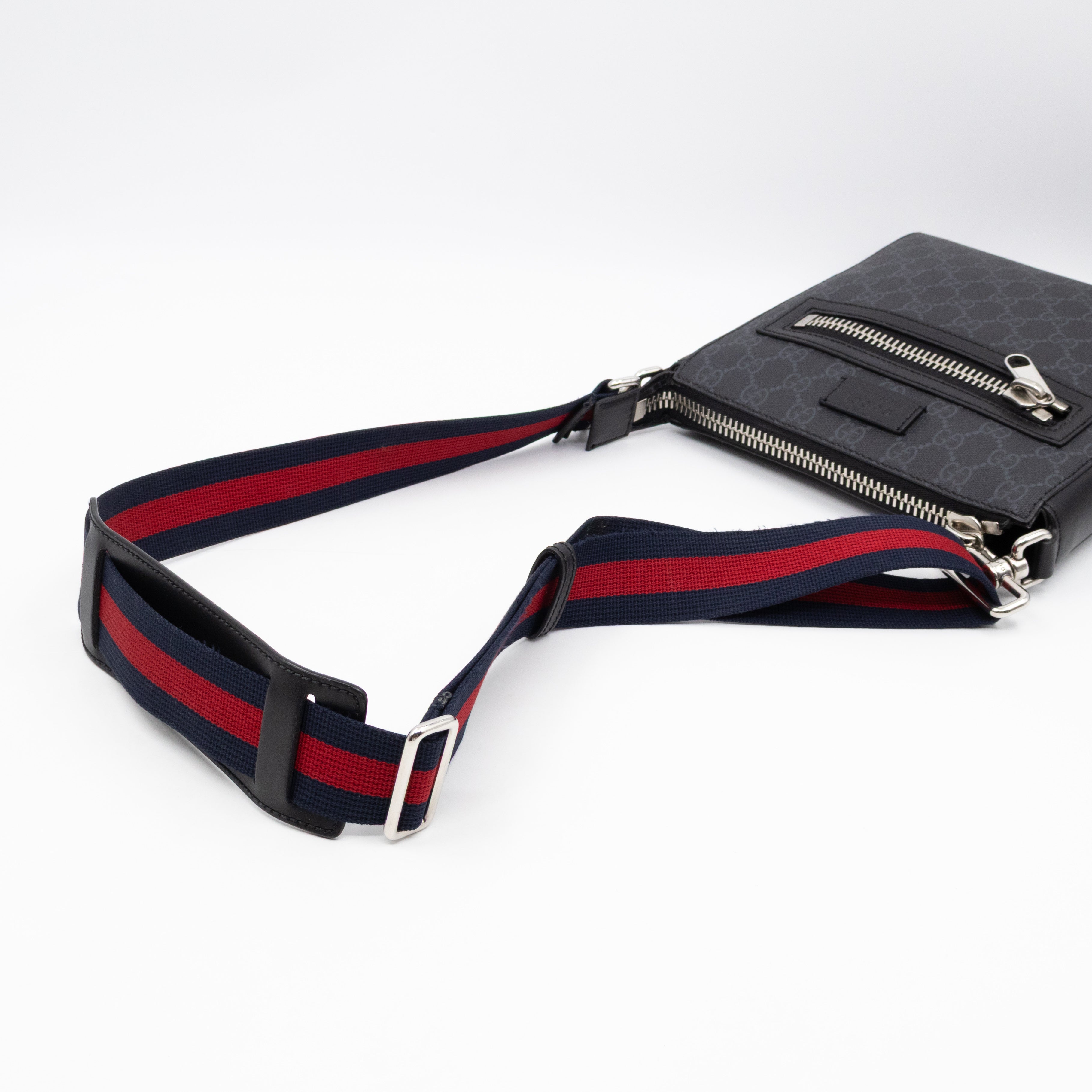 Small Messenger GG Supreme Black