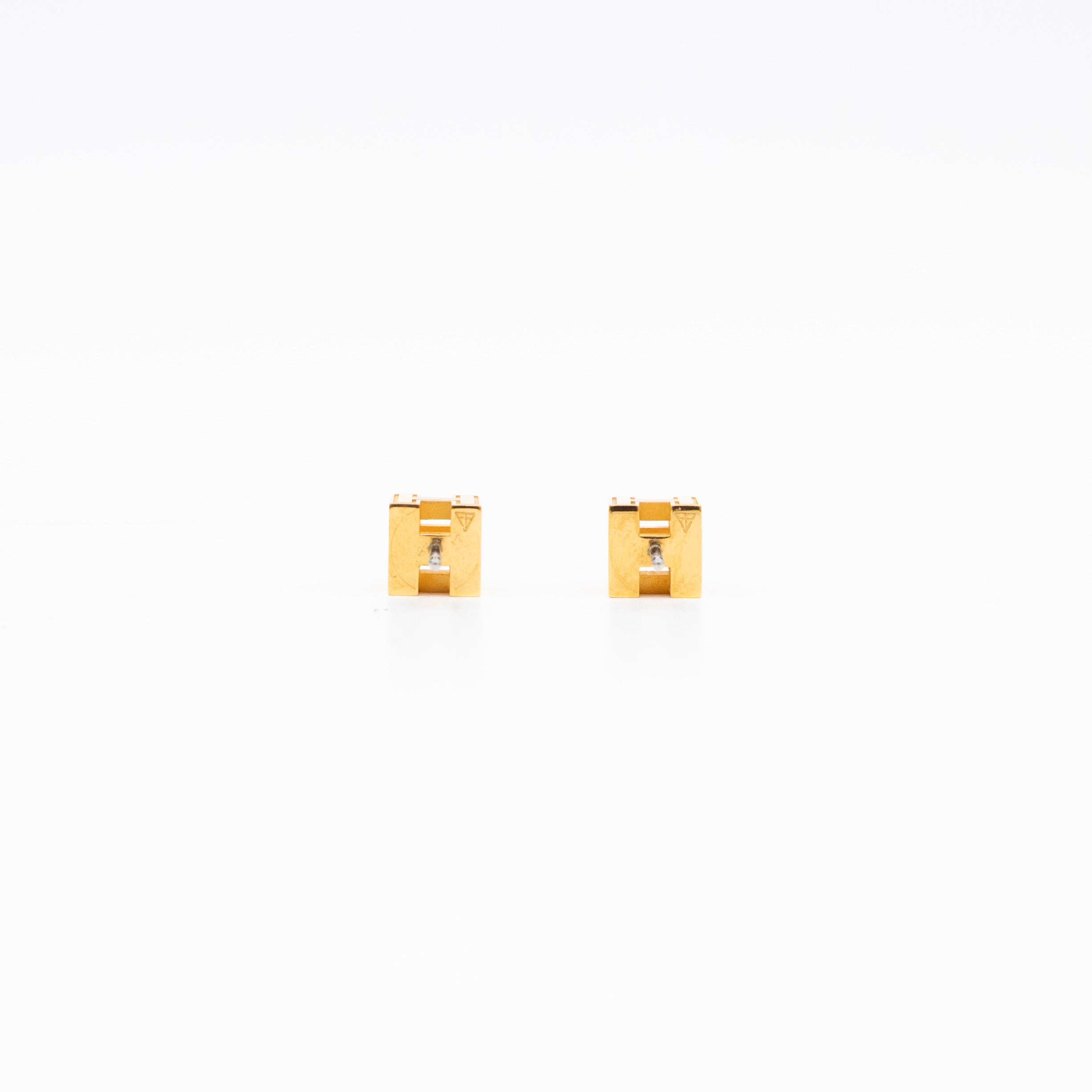 Cage d'H Earrings Red Gold