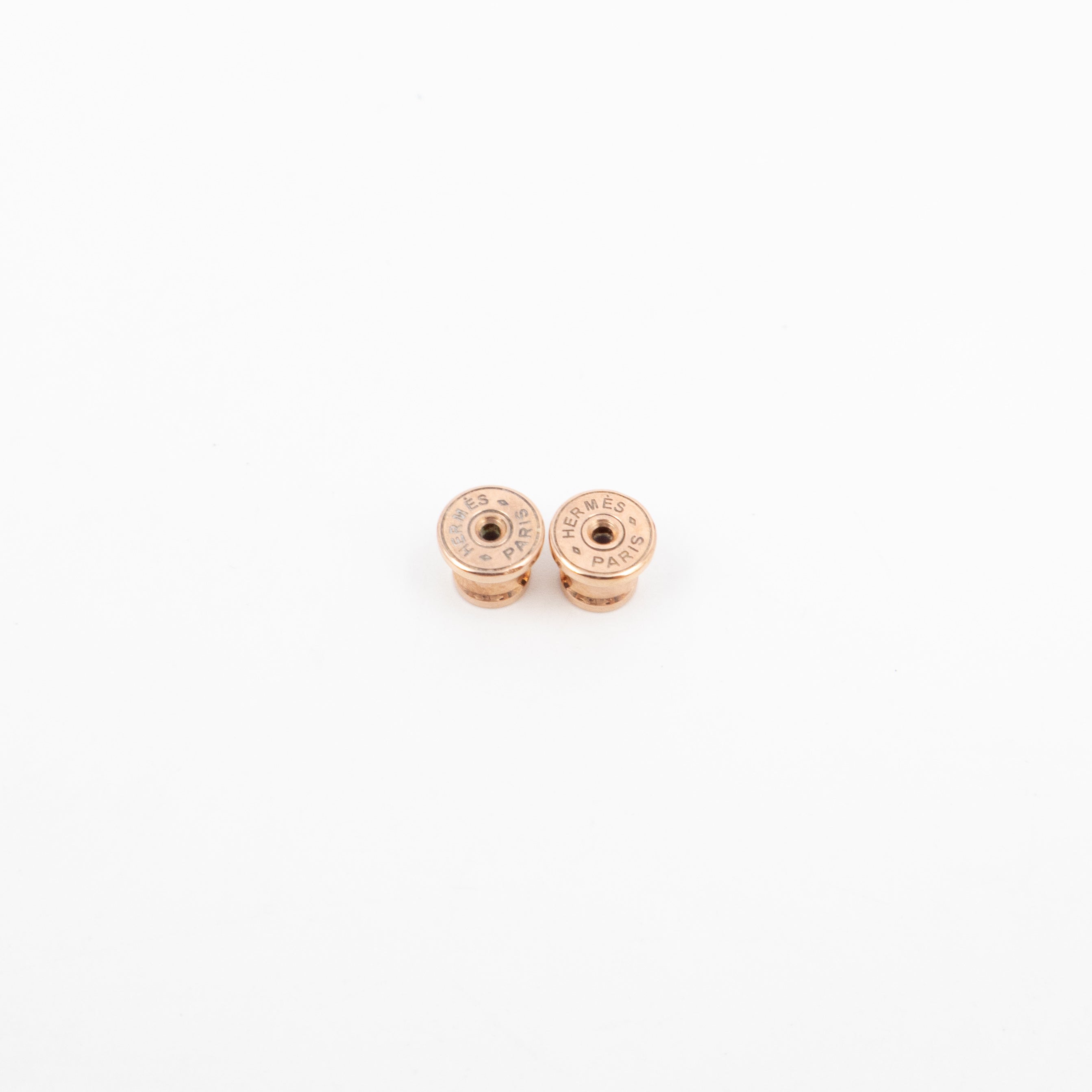 Eileen Earrings Rose Gold White