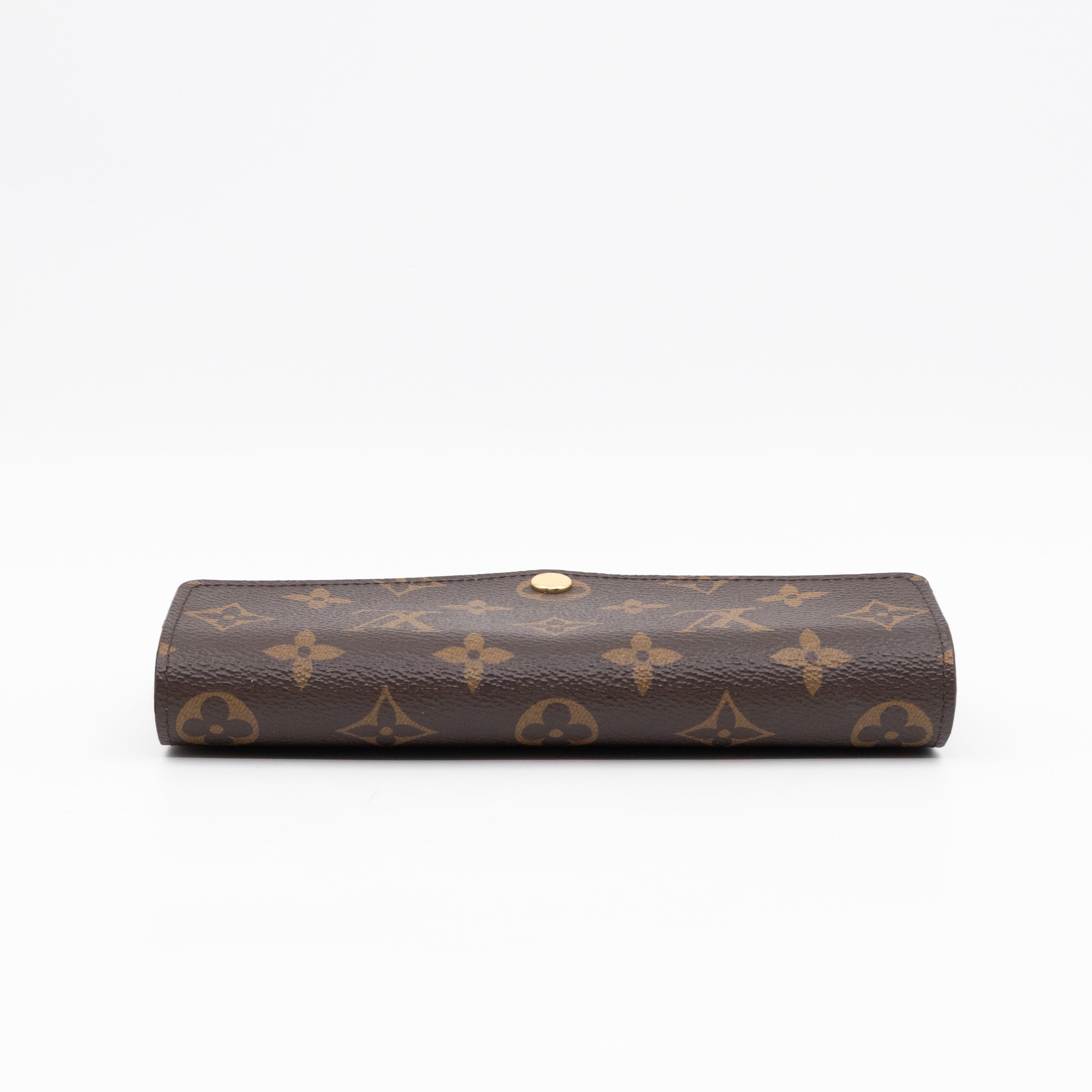Sarah Wallet Monogram Brown