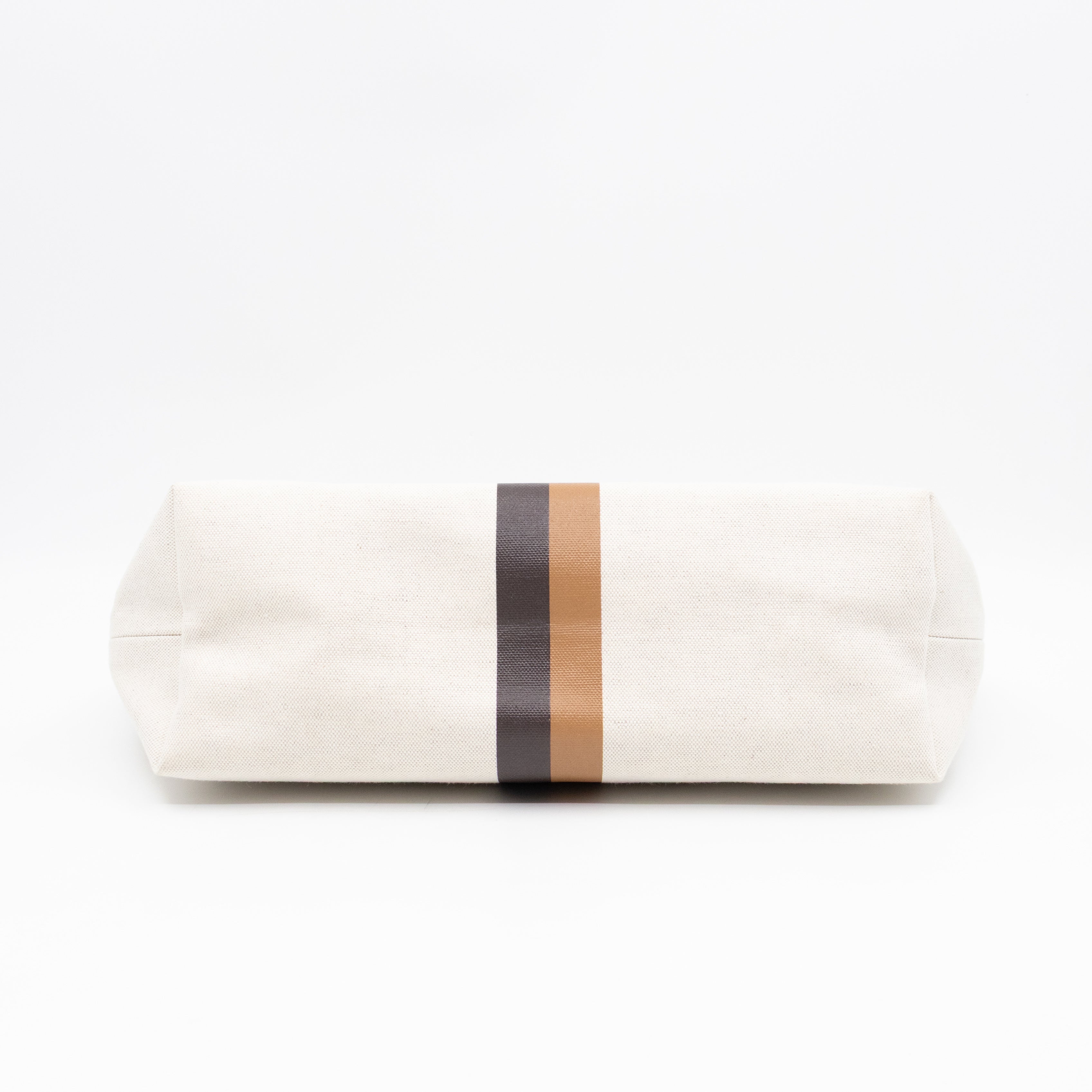 Necessaire Organizer Pouch Beige Canvas