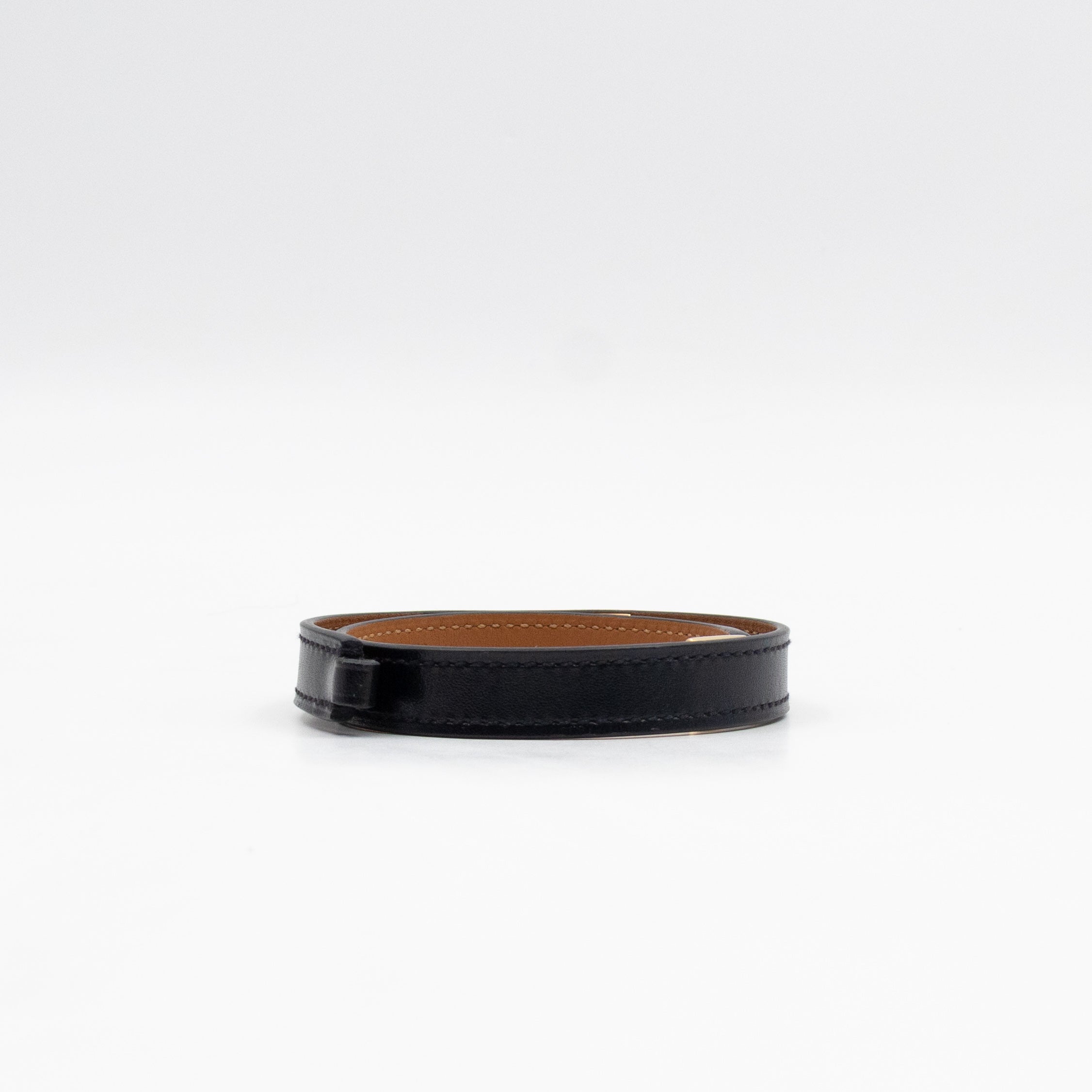 Rivale Double Tour Bracelet Black Leather