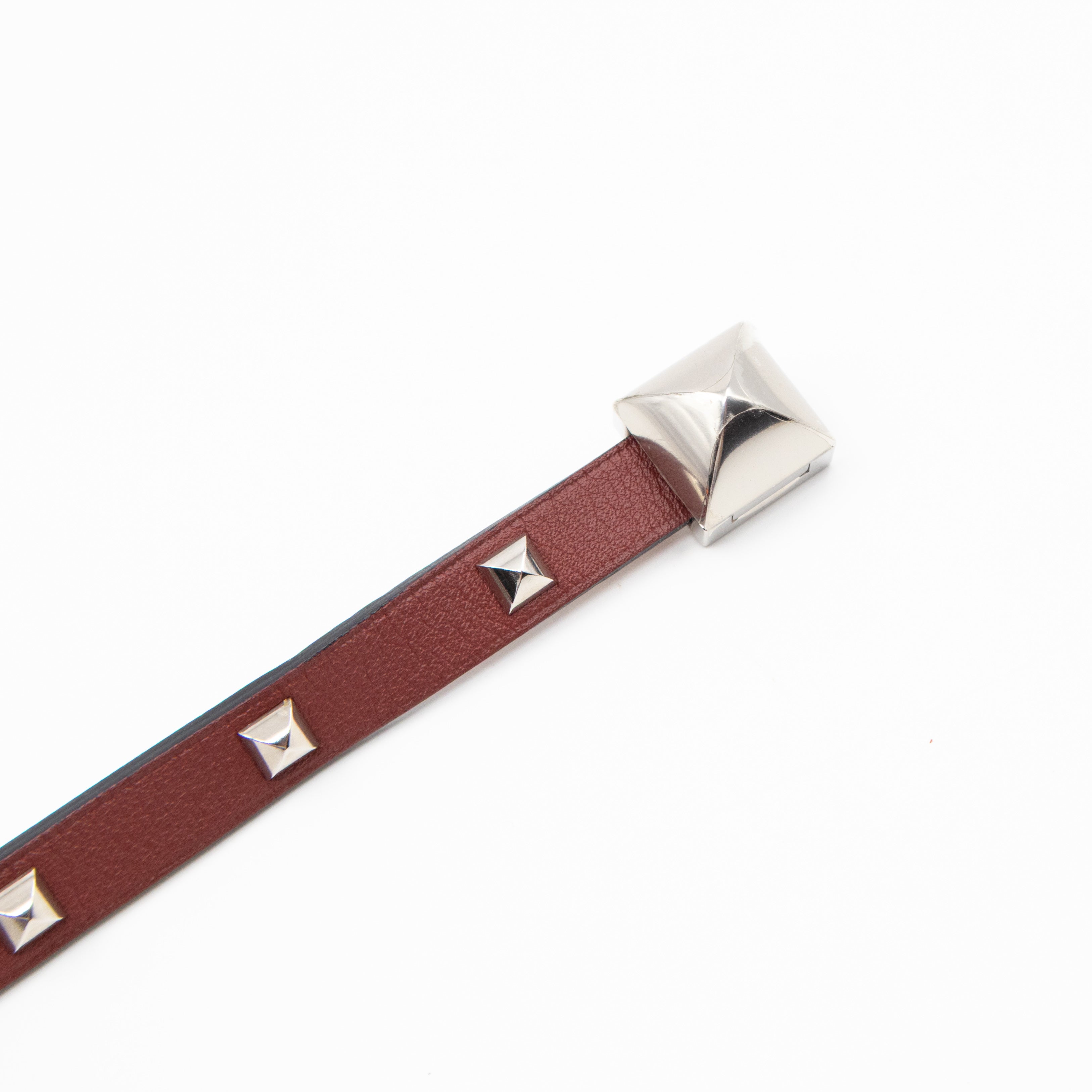 Medor Infini Cloute Double Tour Bracelet Bordeaux Leather