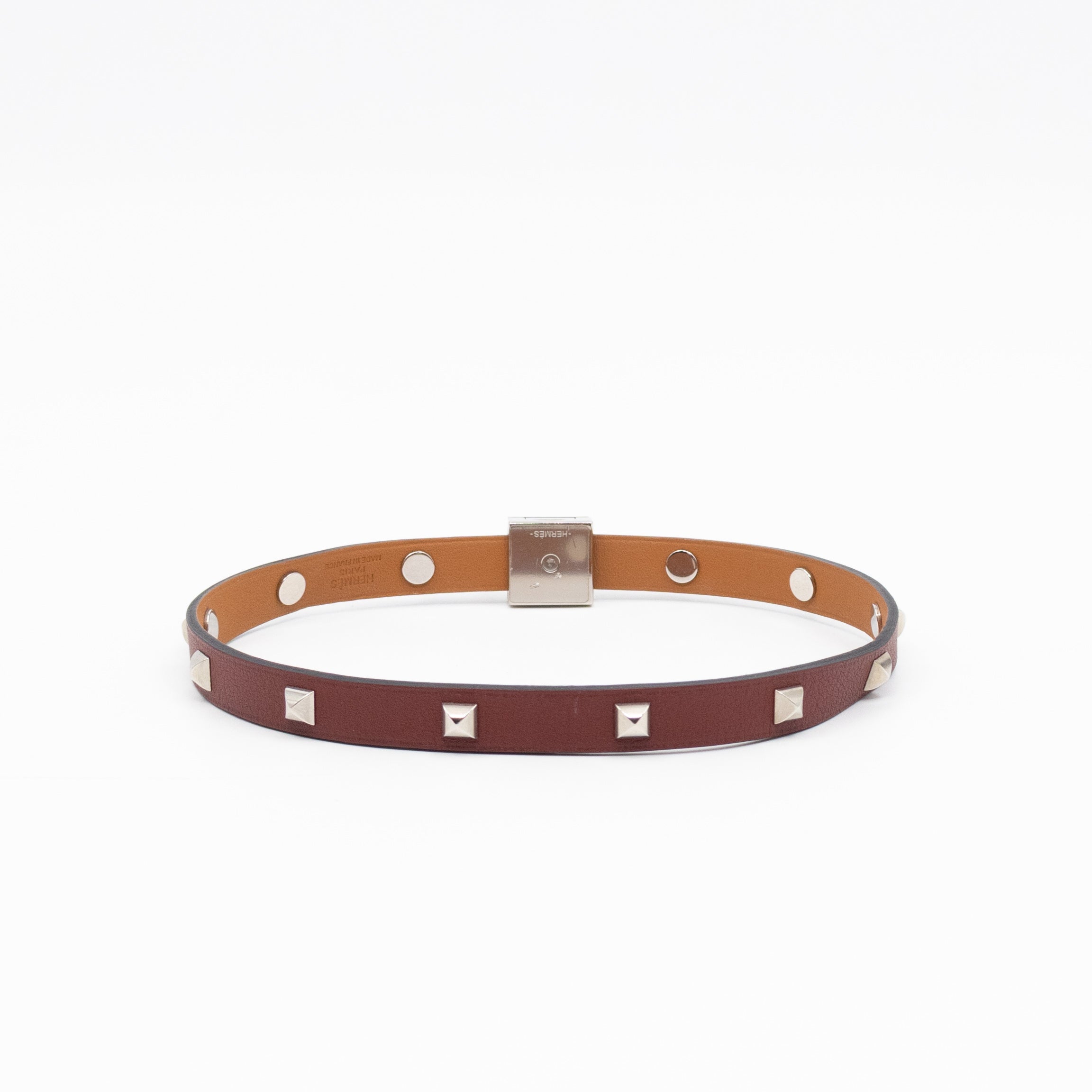 Medor Infini Cloute Double Tour Bracelet Bordeaux Leather