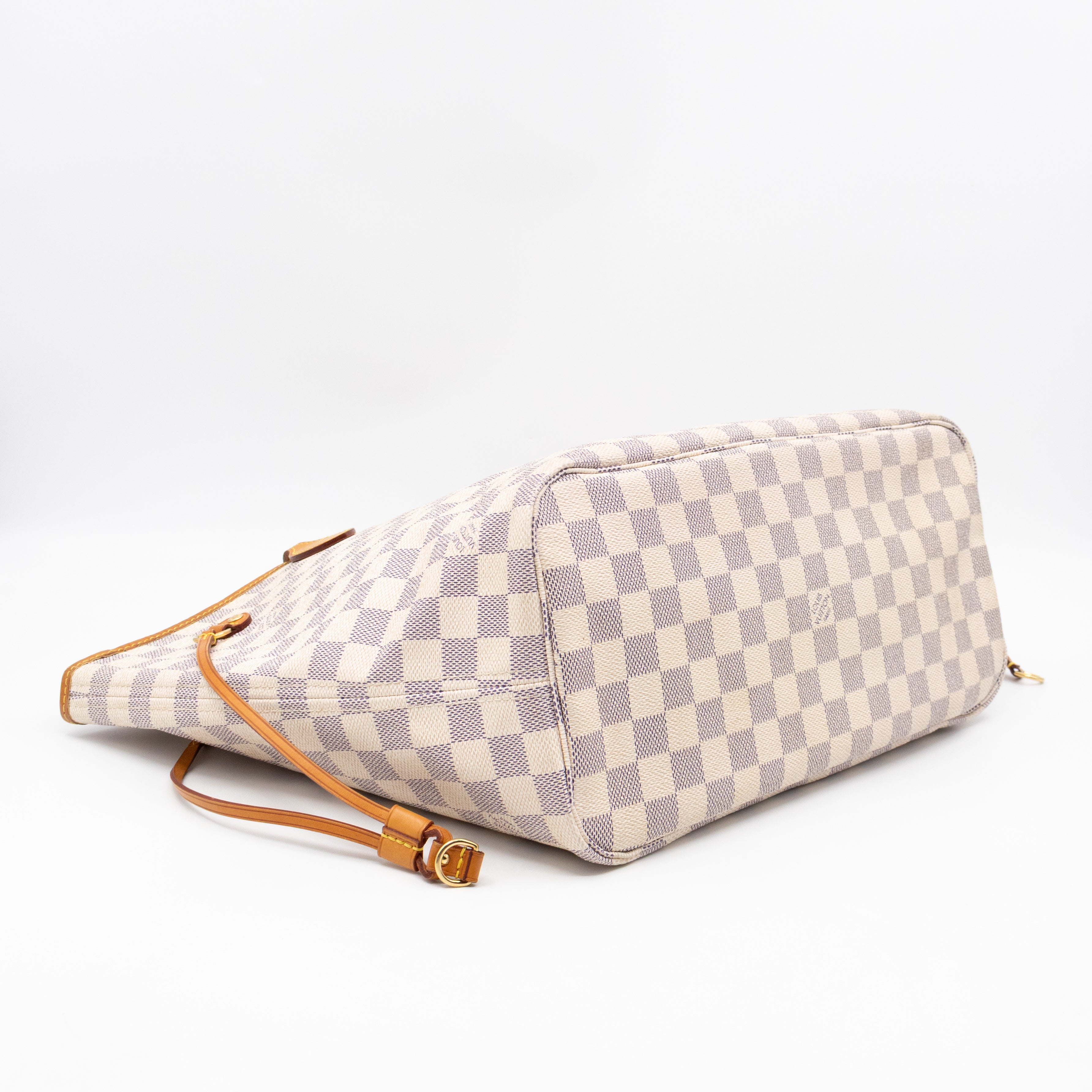 Neverfull MM with Pochette Damier Azur