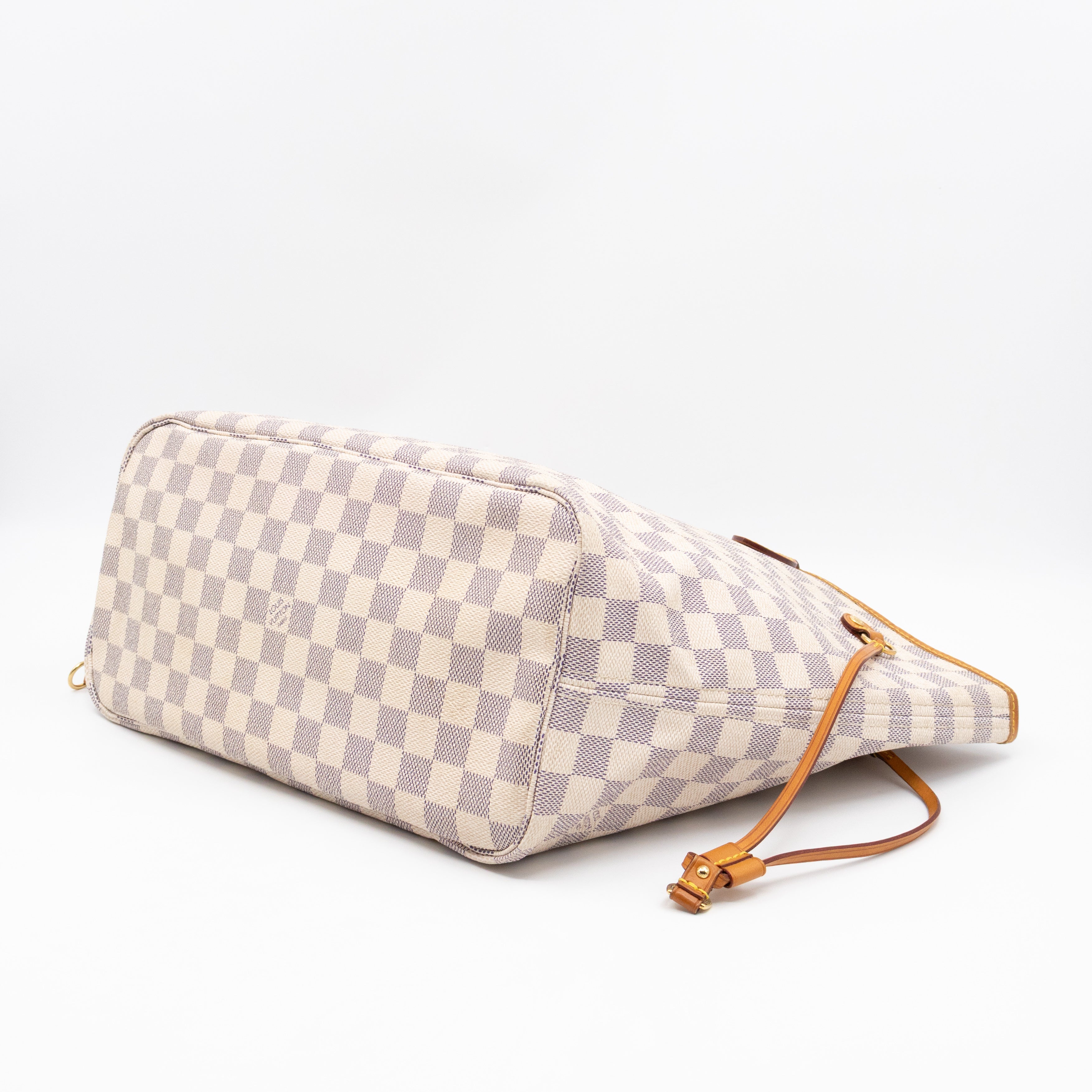 Neverfull MM with Pochette Damier Azur