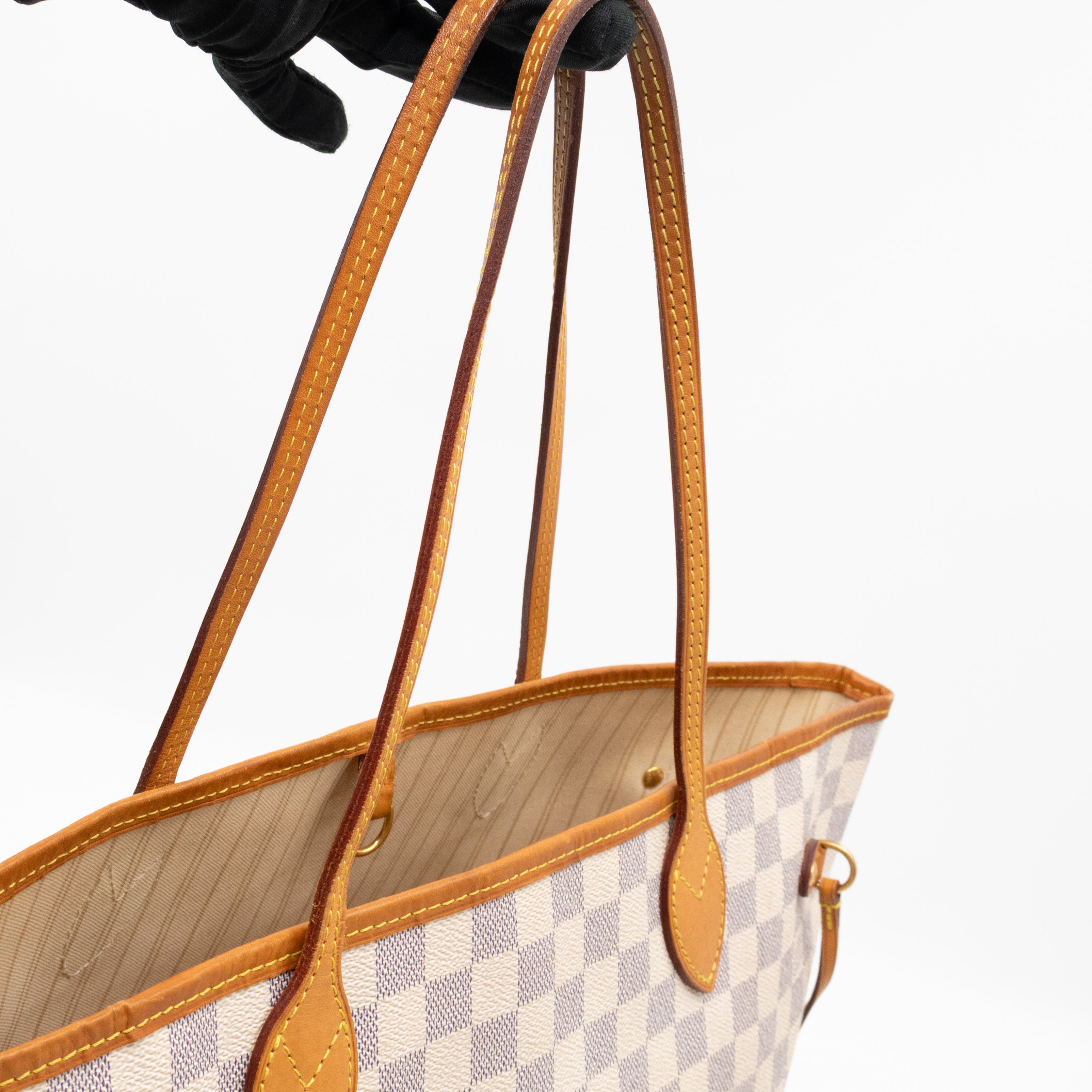 Neverfull MM with Pochette Damier Azur
