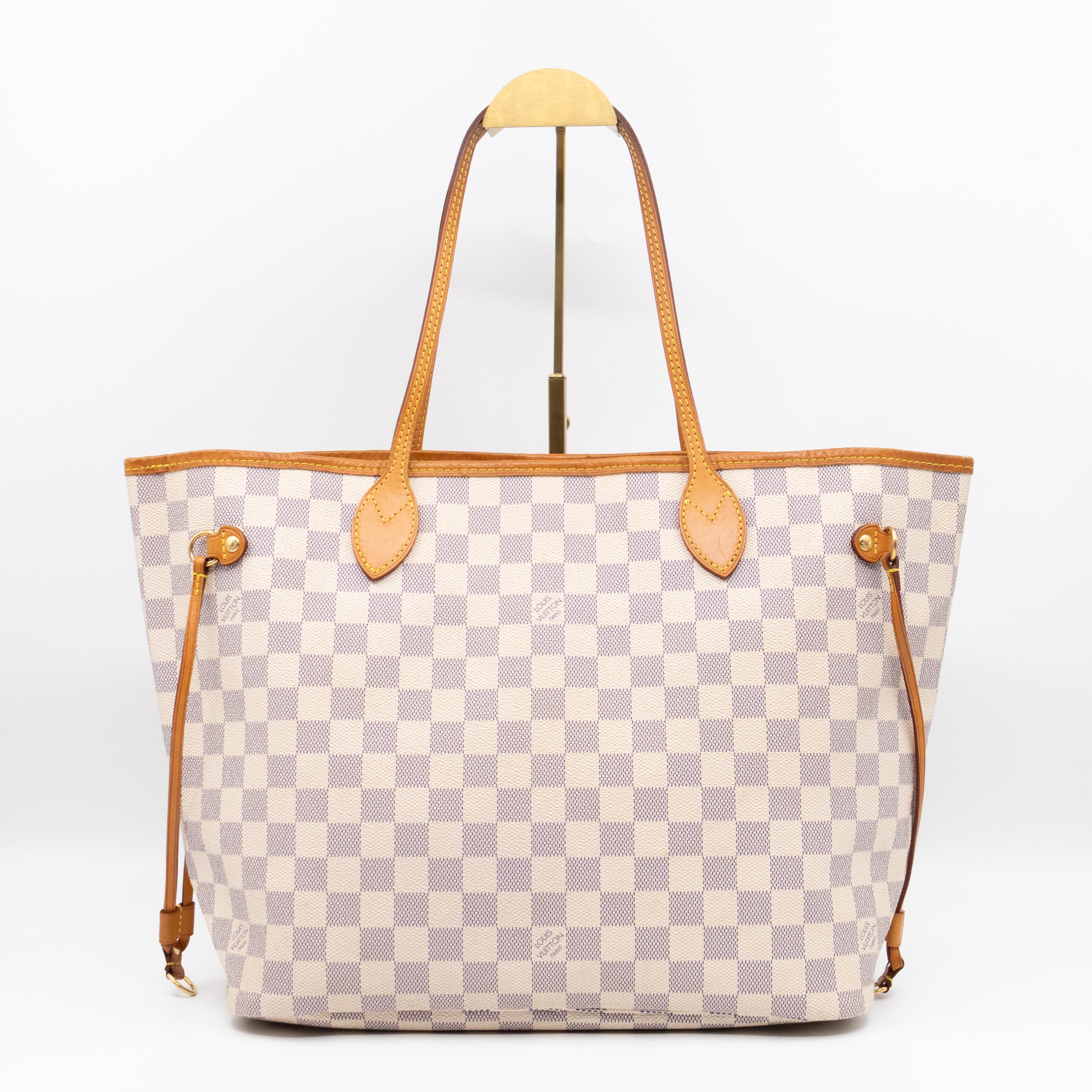 Neverfull MM with Pochette Damier Azur