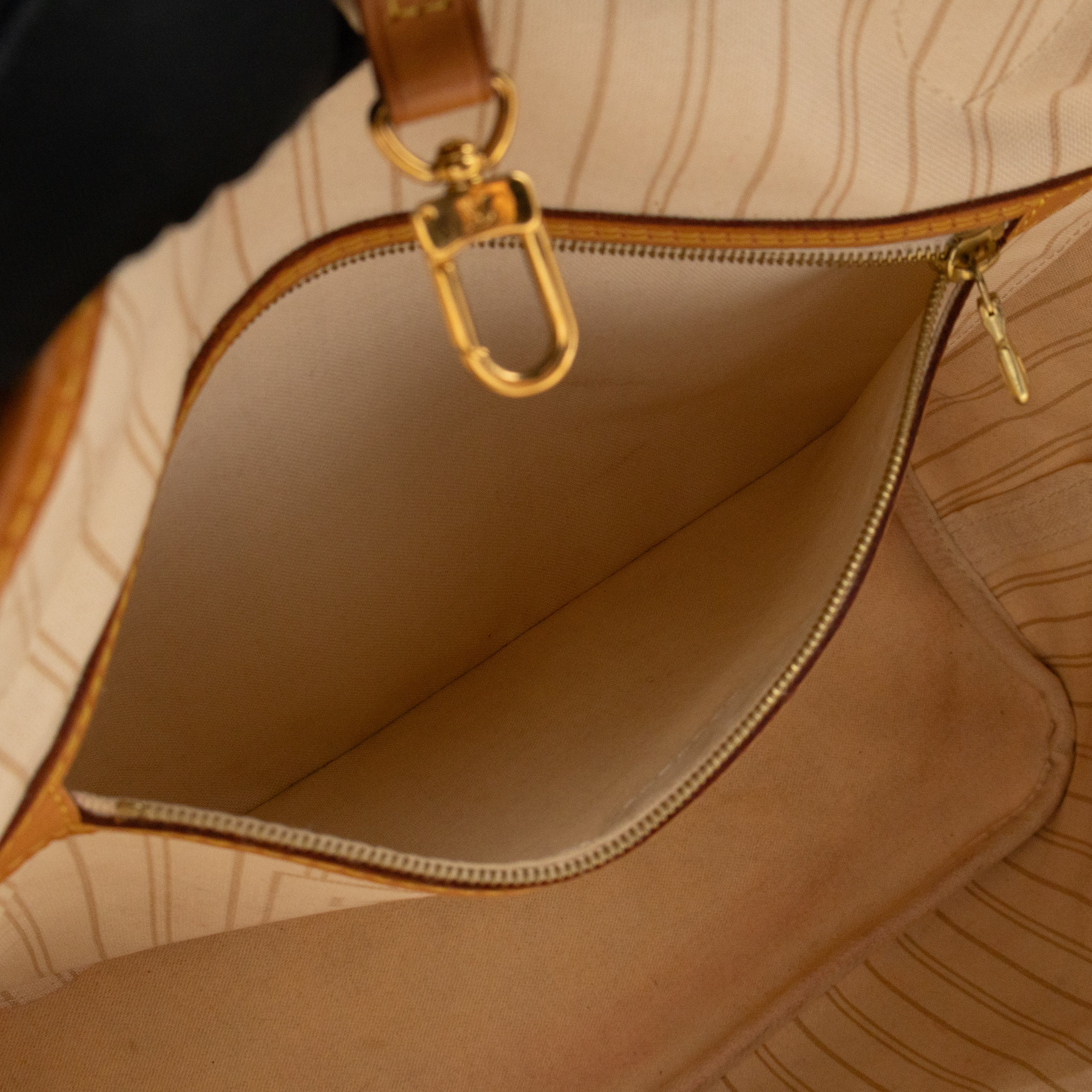 Neverfull MM with Pochette Damier Azur