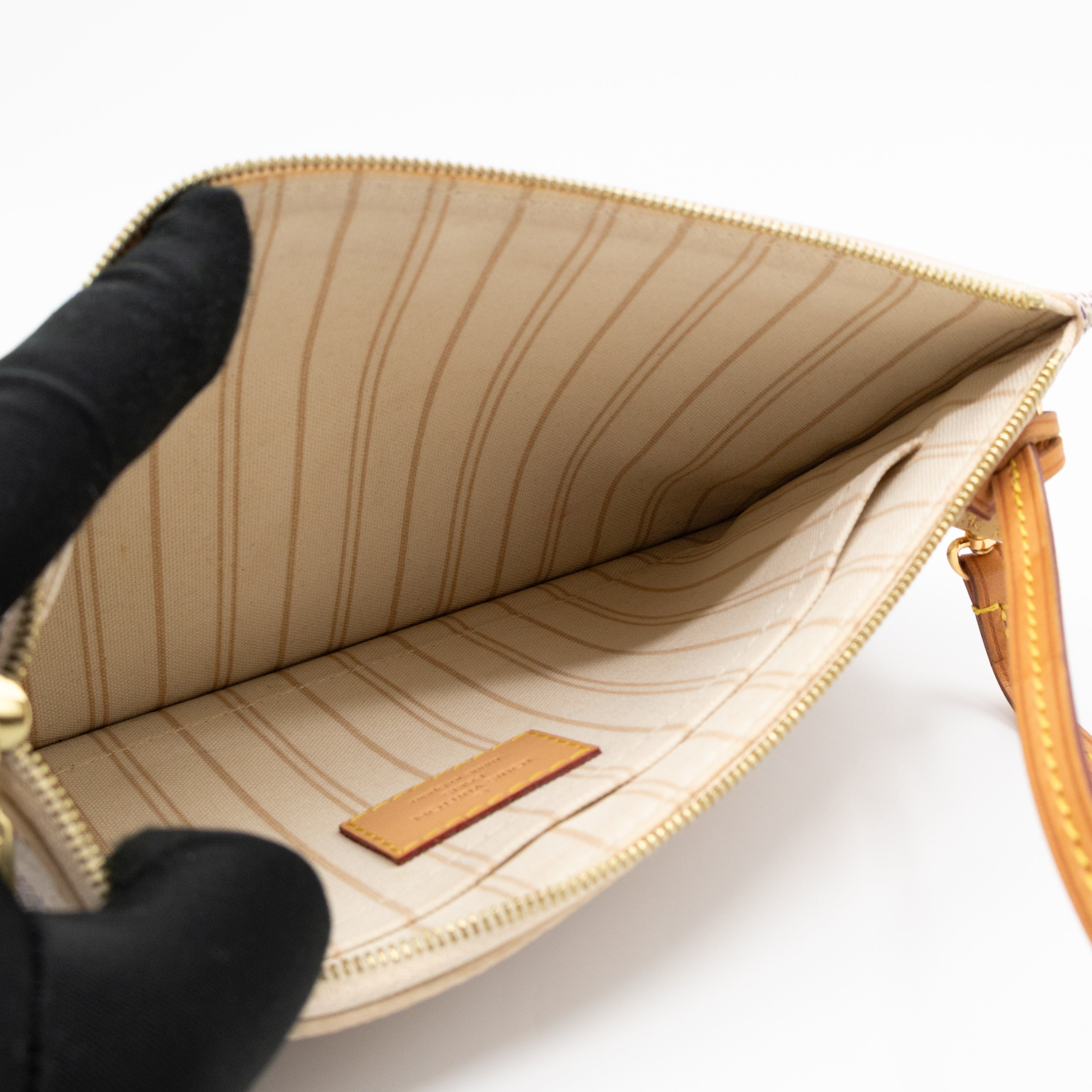 Neverfull MM with Pochette Damier Azur