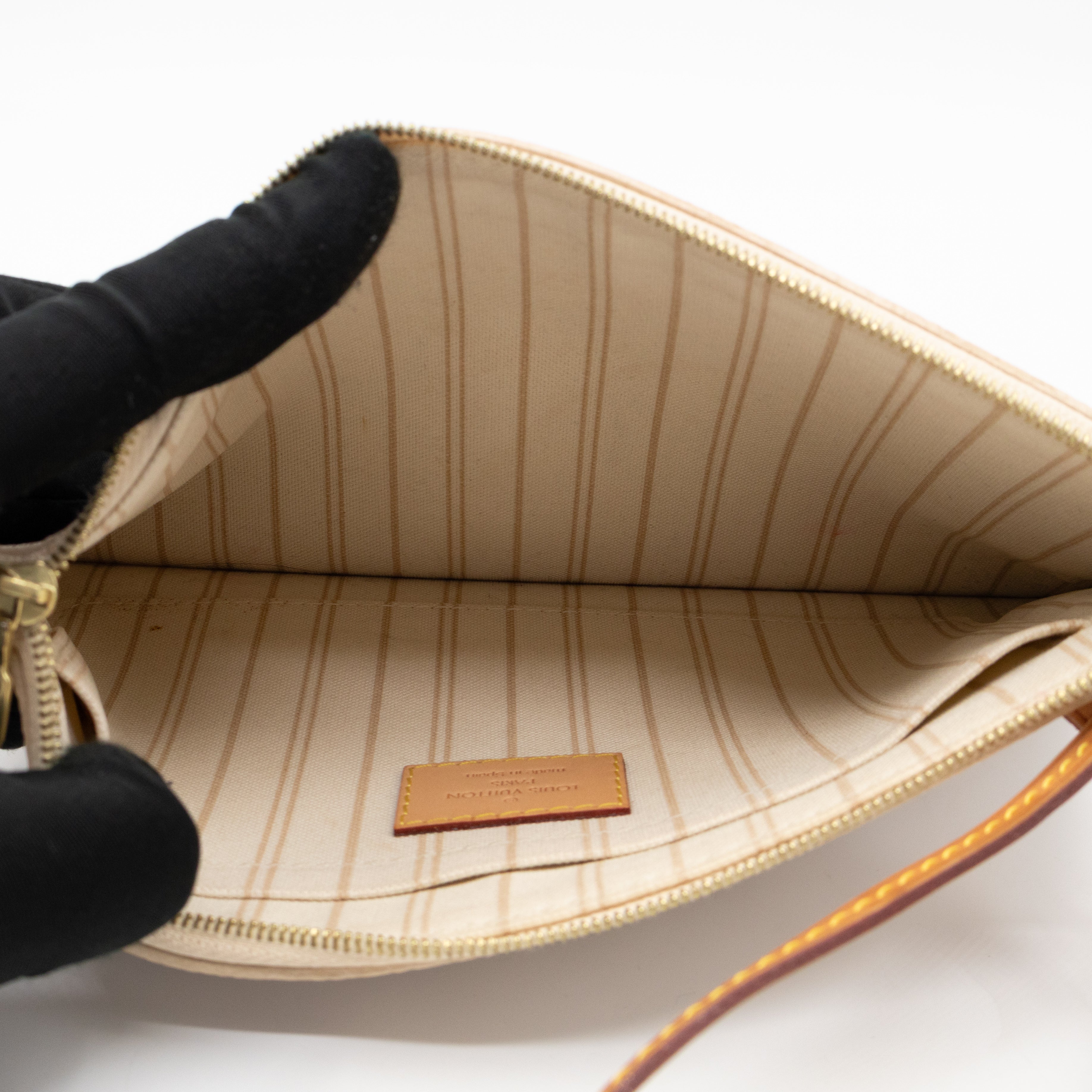 Neverfull MM with Pochette Damier Azur