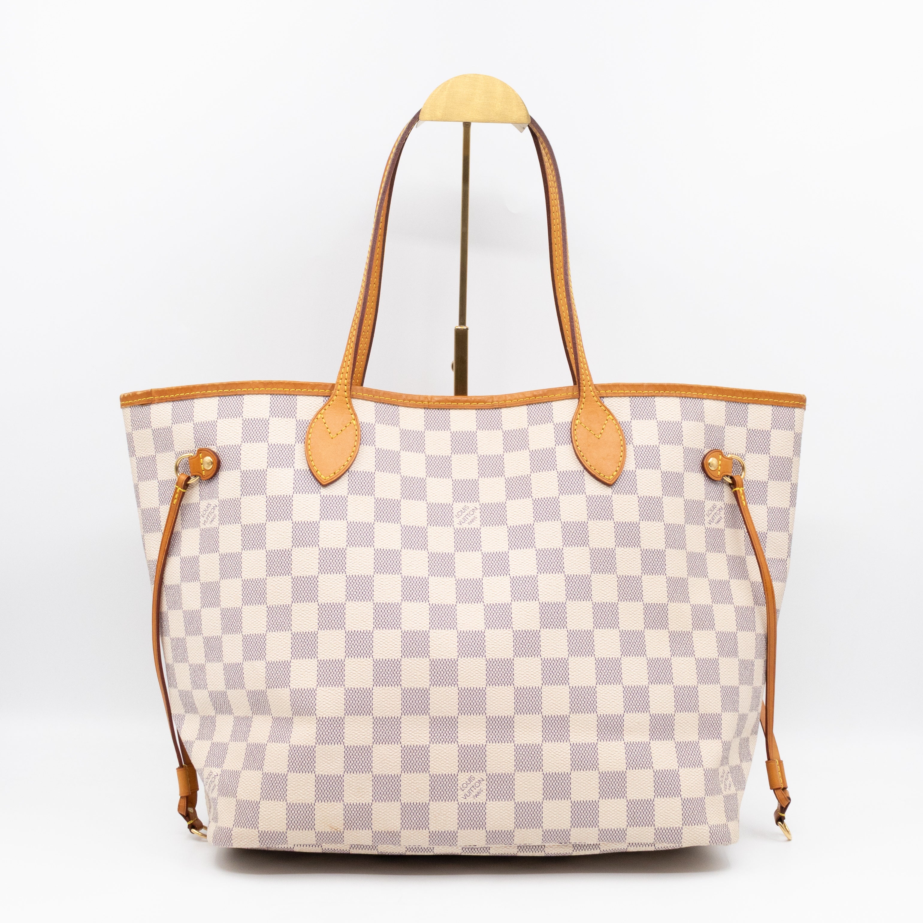 Neverfull MM with Pochette Damier Azur