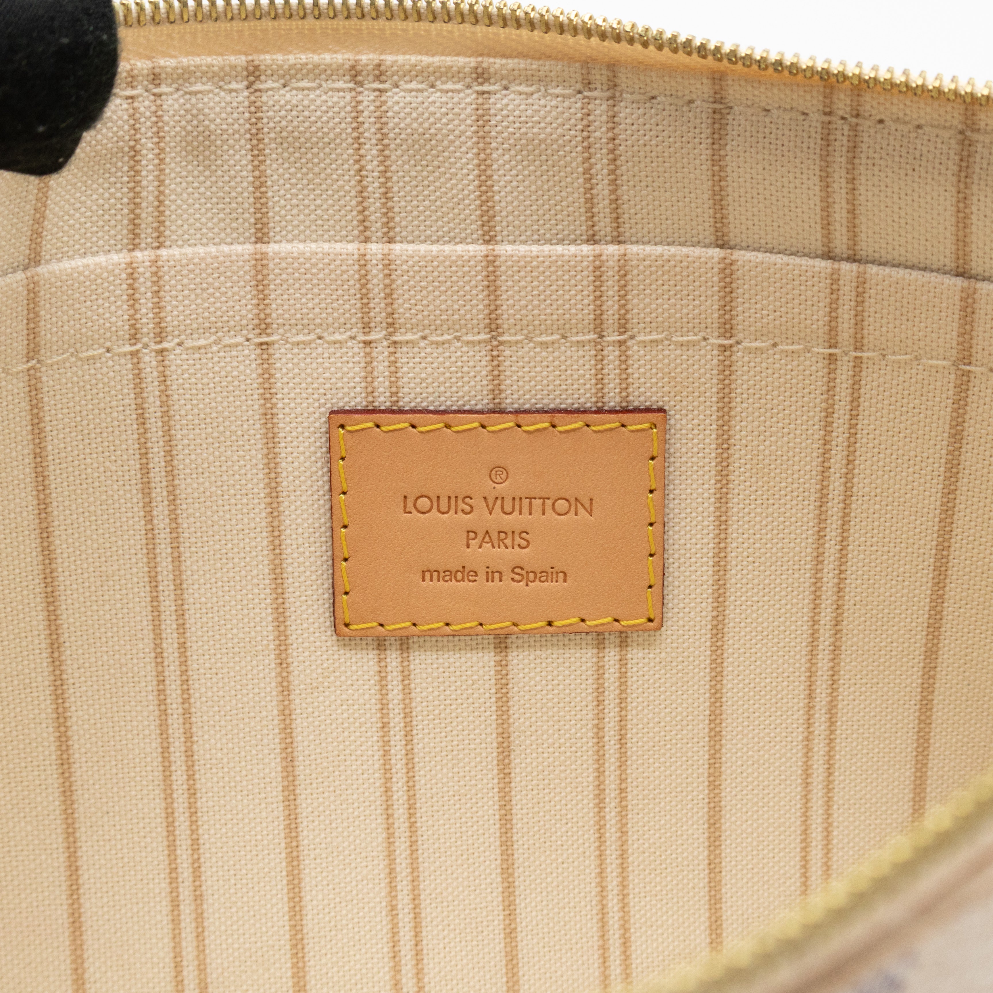 Neverfull MM with Pochette Damier Azur