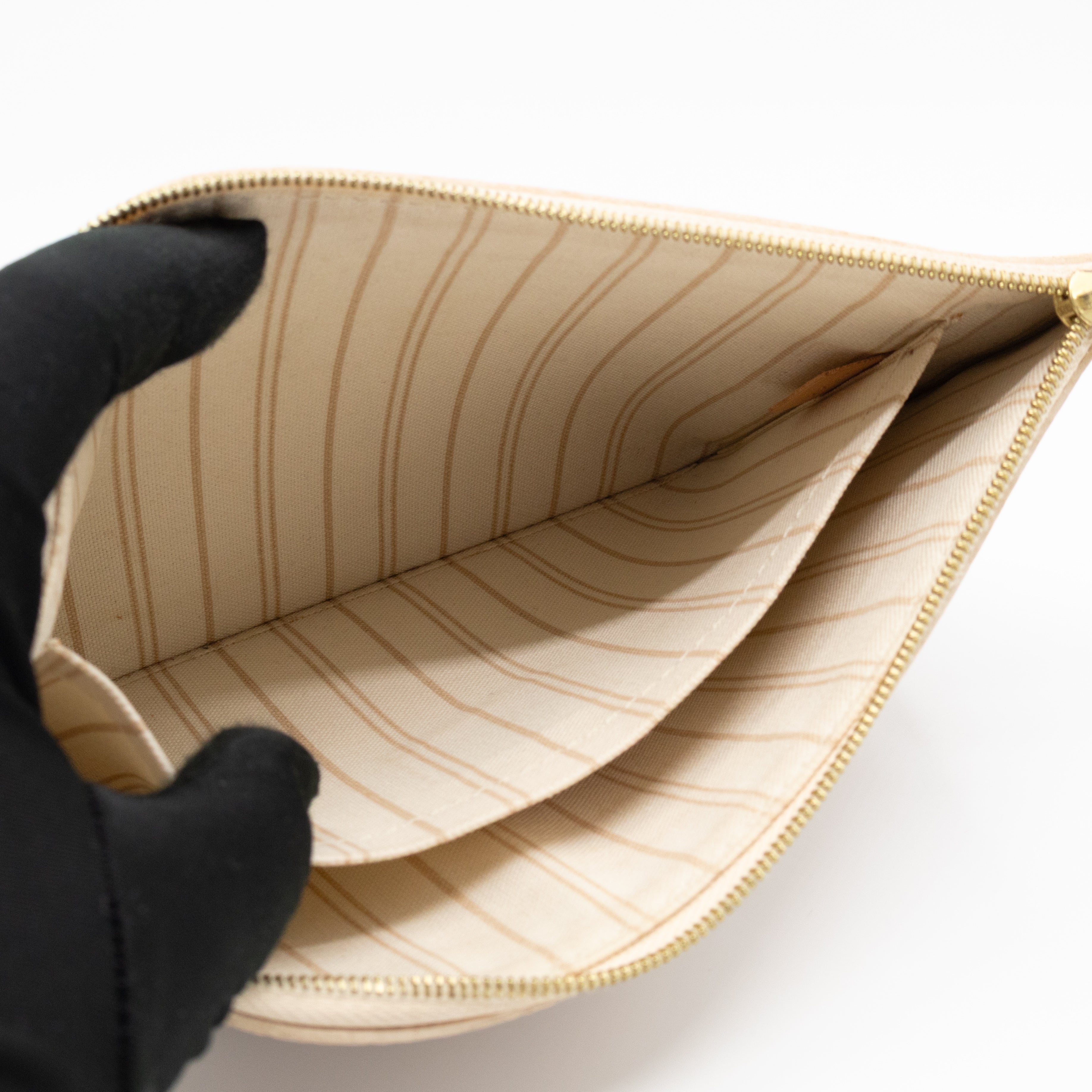 Neverfull MM with Pochette Damier Azur