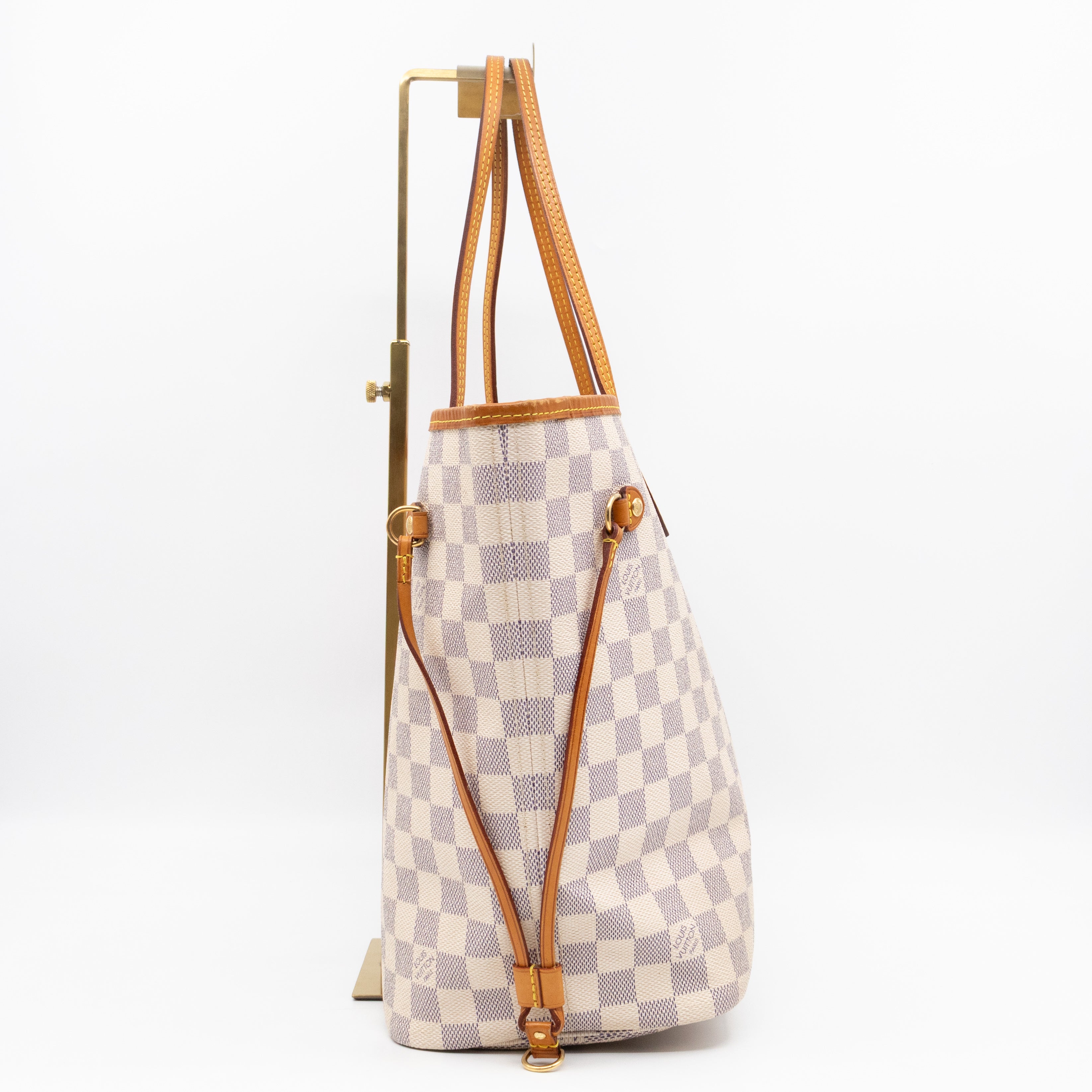 Neverfull MM with Pochette Damier Azur