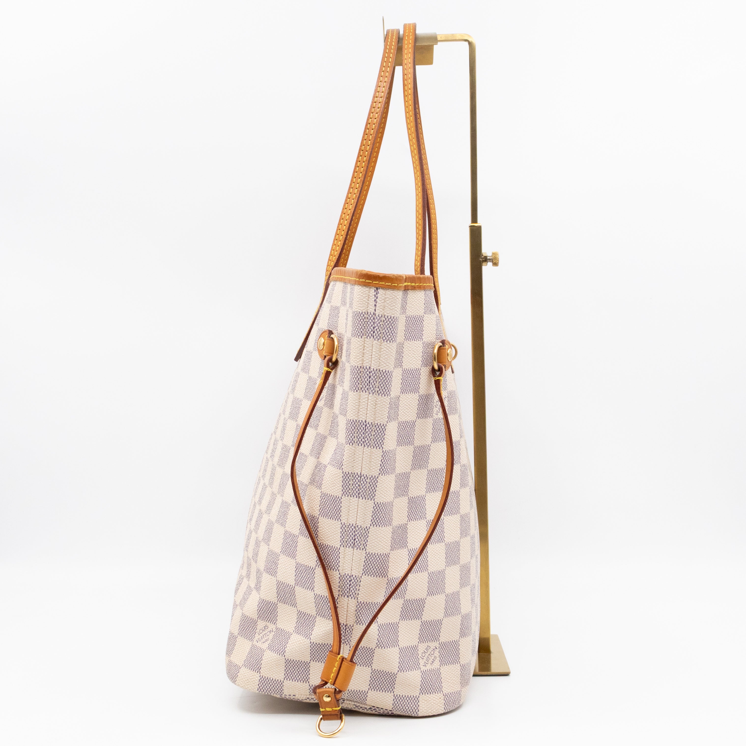 Neverfull MM with Pochette Damier Azur