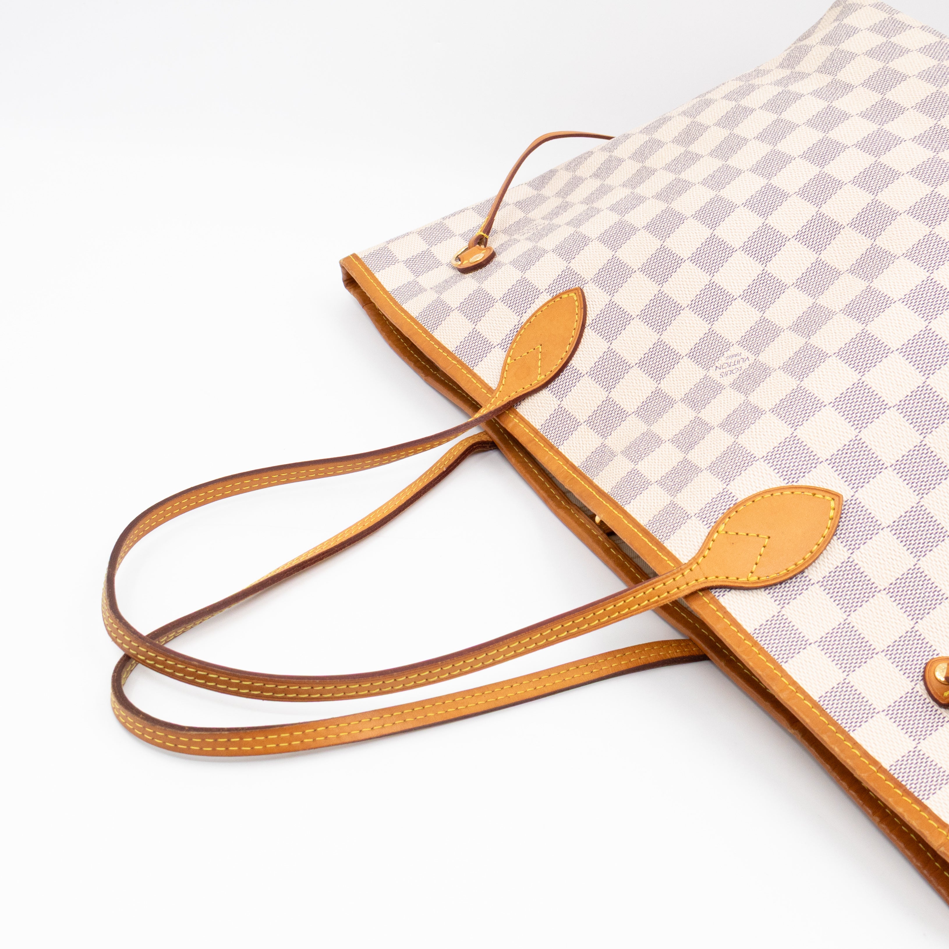 Neverfull MM with Pochette Damier Azur