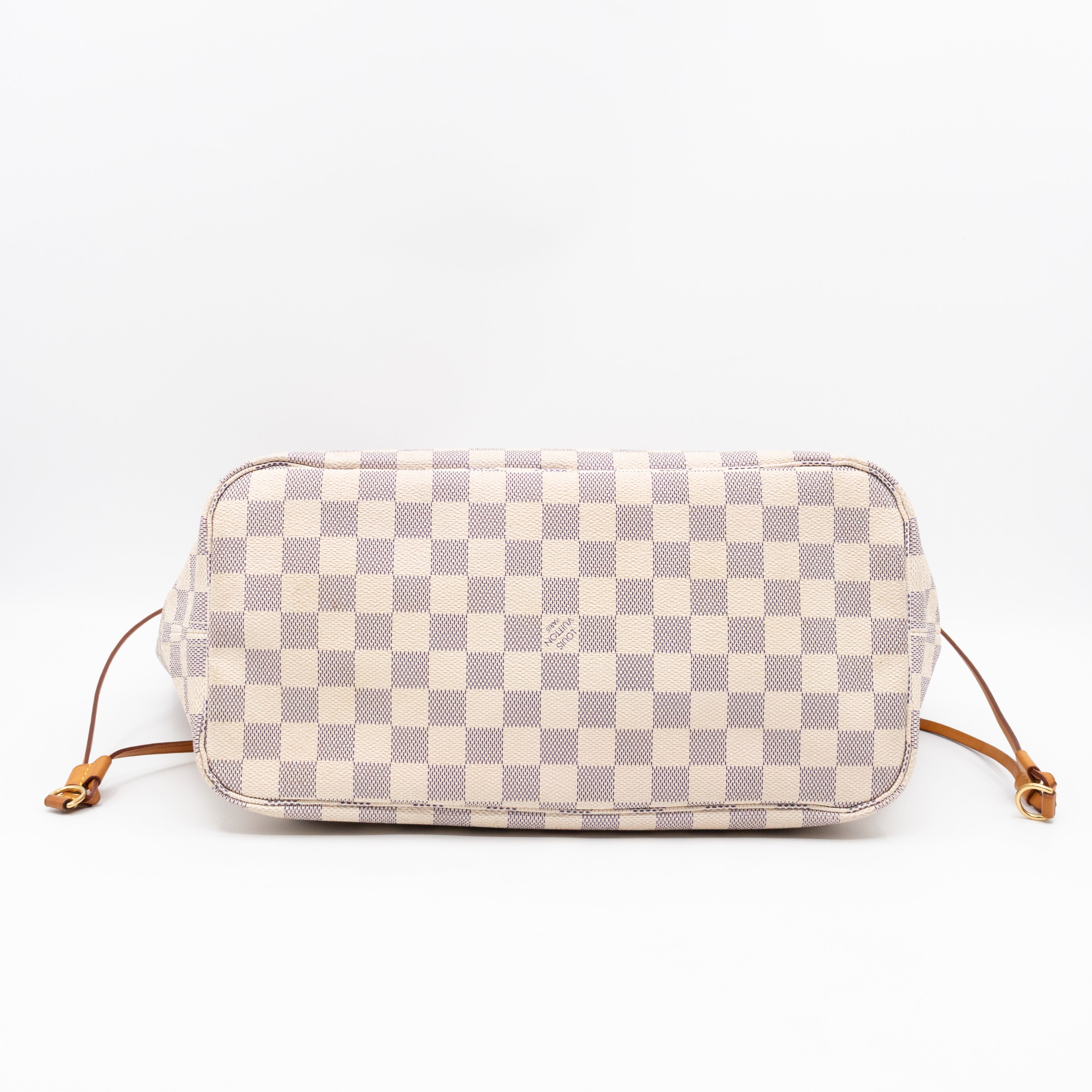 Neverfull MM with Pochette Damier Azur