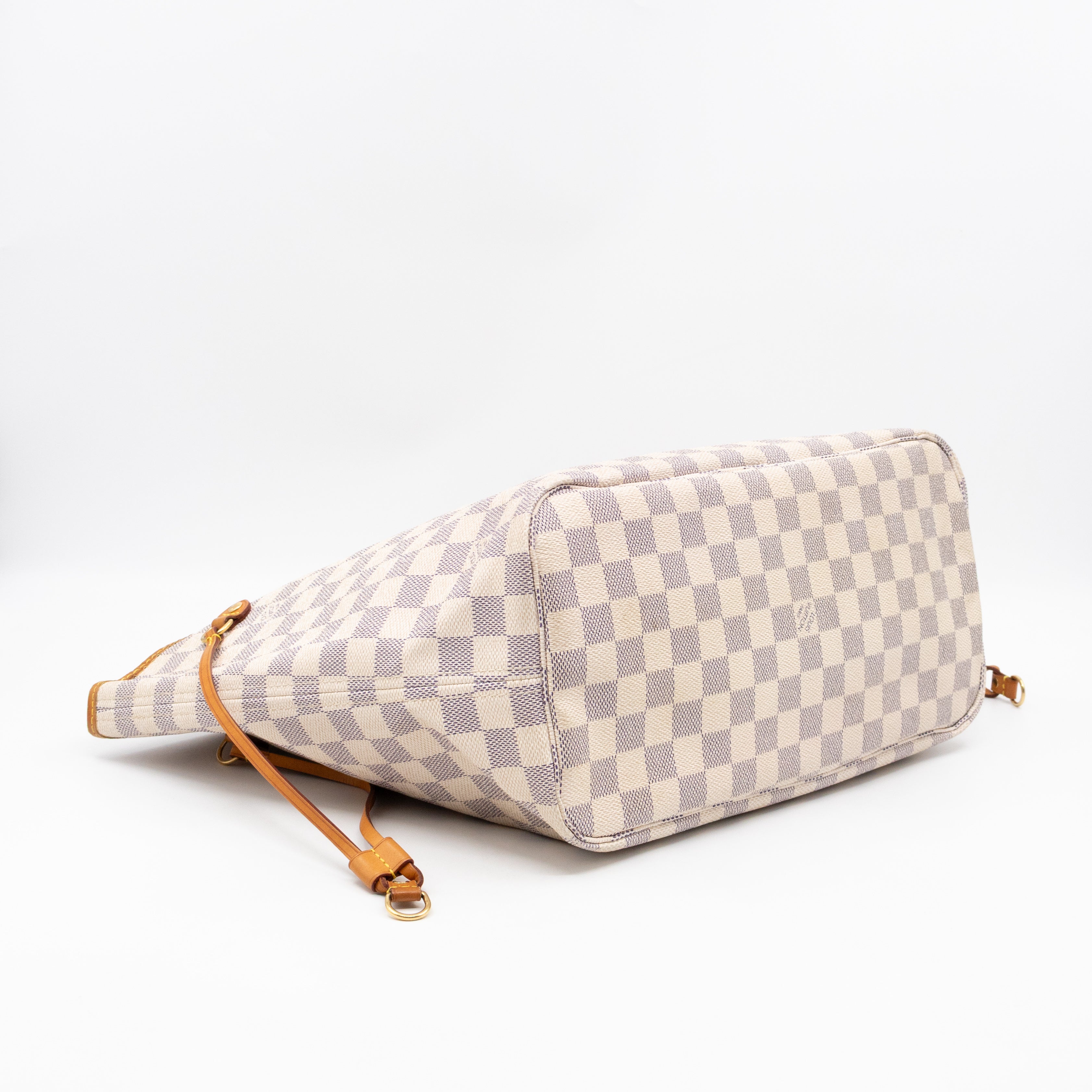 Neverfull MM with Pochette Damier Azur