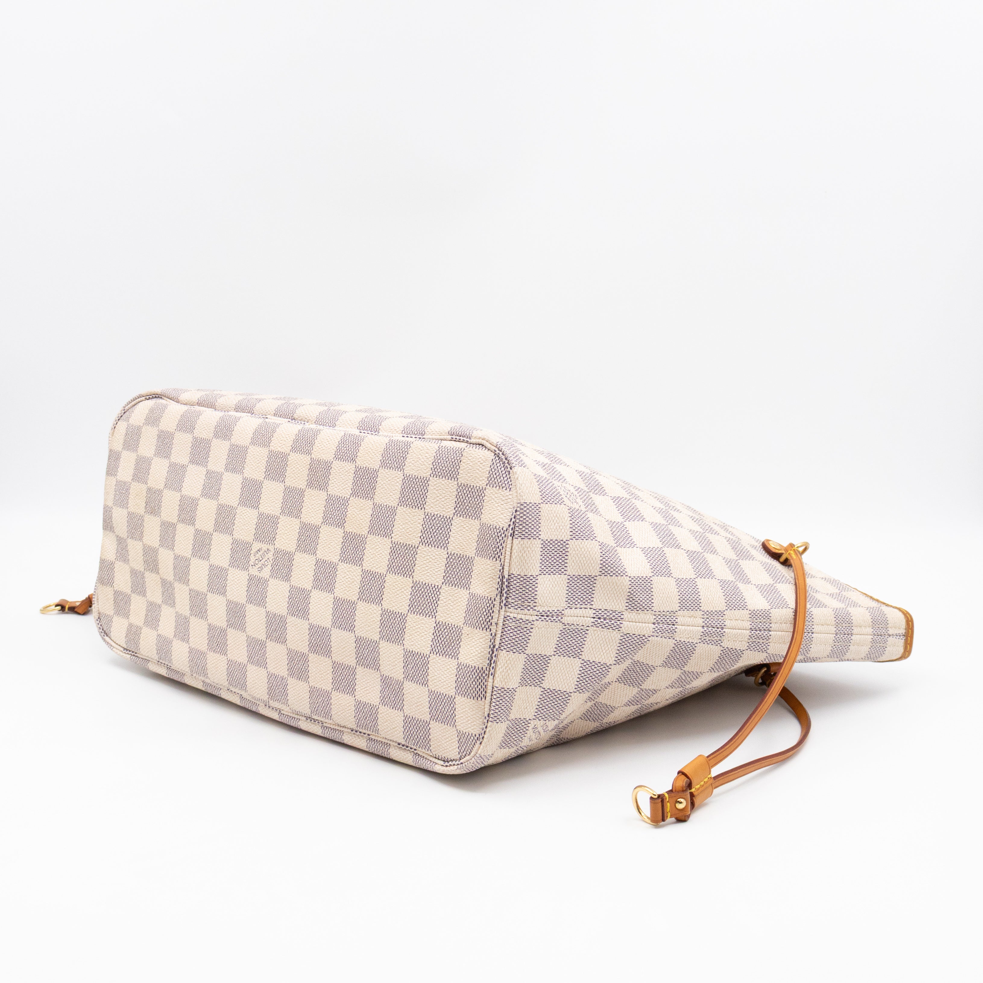 Neverfull MM with Pochette Damier Azur