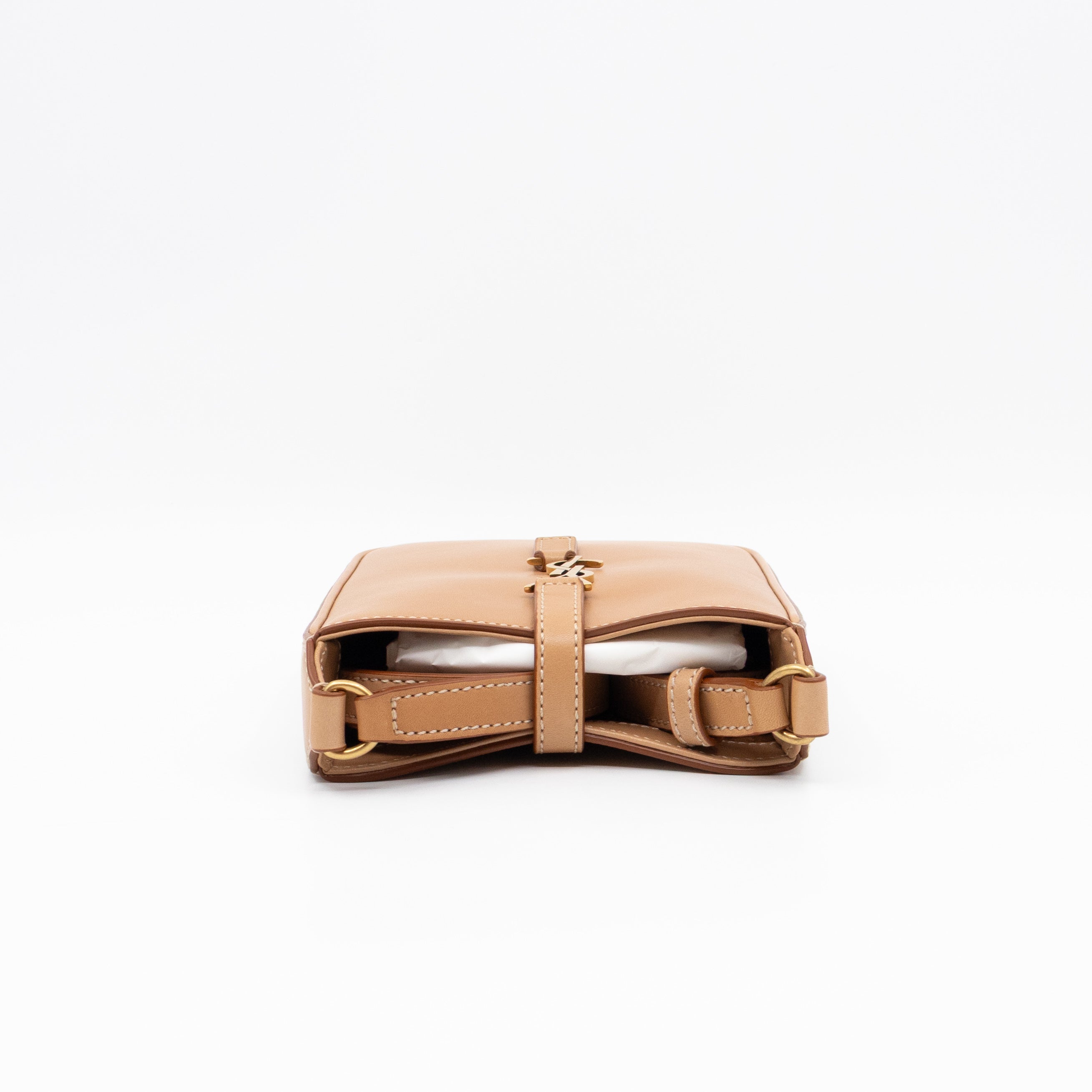 Le 5 À 7 Vertical Smooth Leather Brown