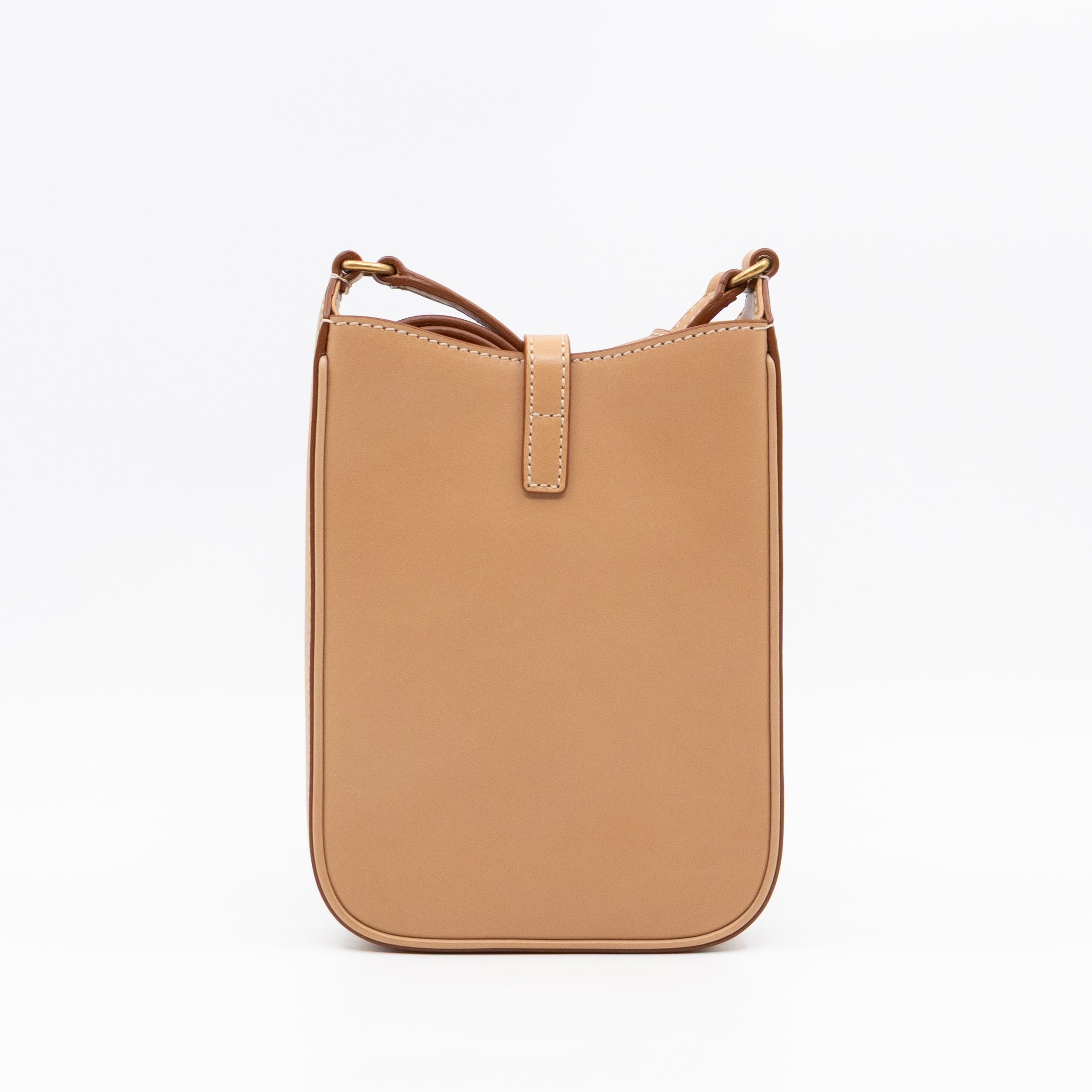Le 5 À 7 Vertical Smooth Leather Brown