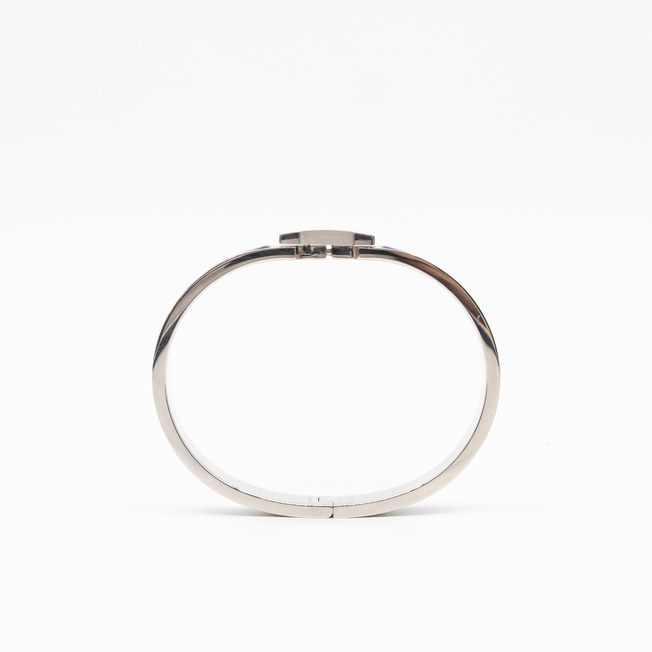 Clic HH Bracelet Matte Blue Brushed Palladium