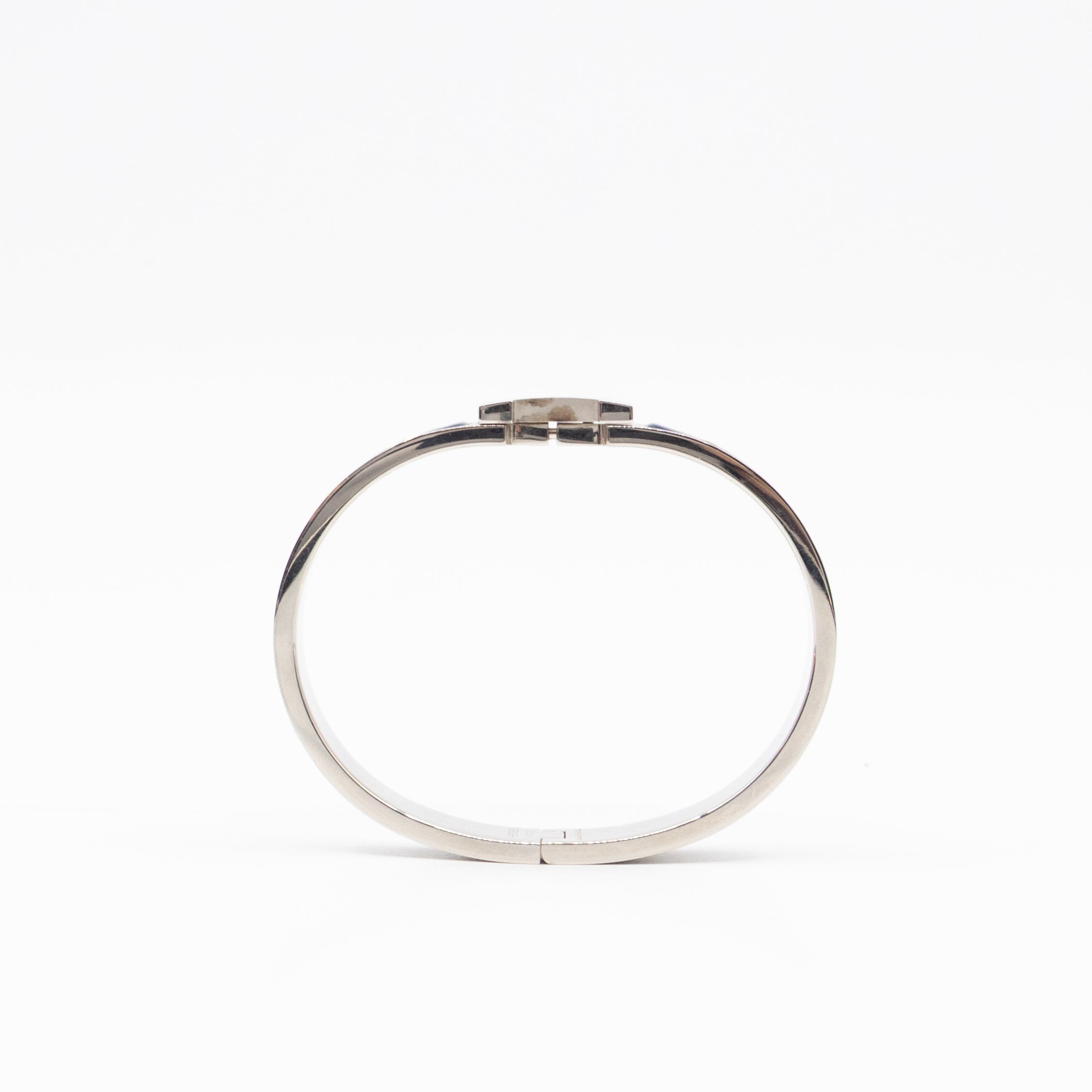 Clic HH Bracelet Matte Blue Brushed Palladium