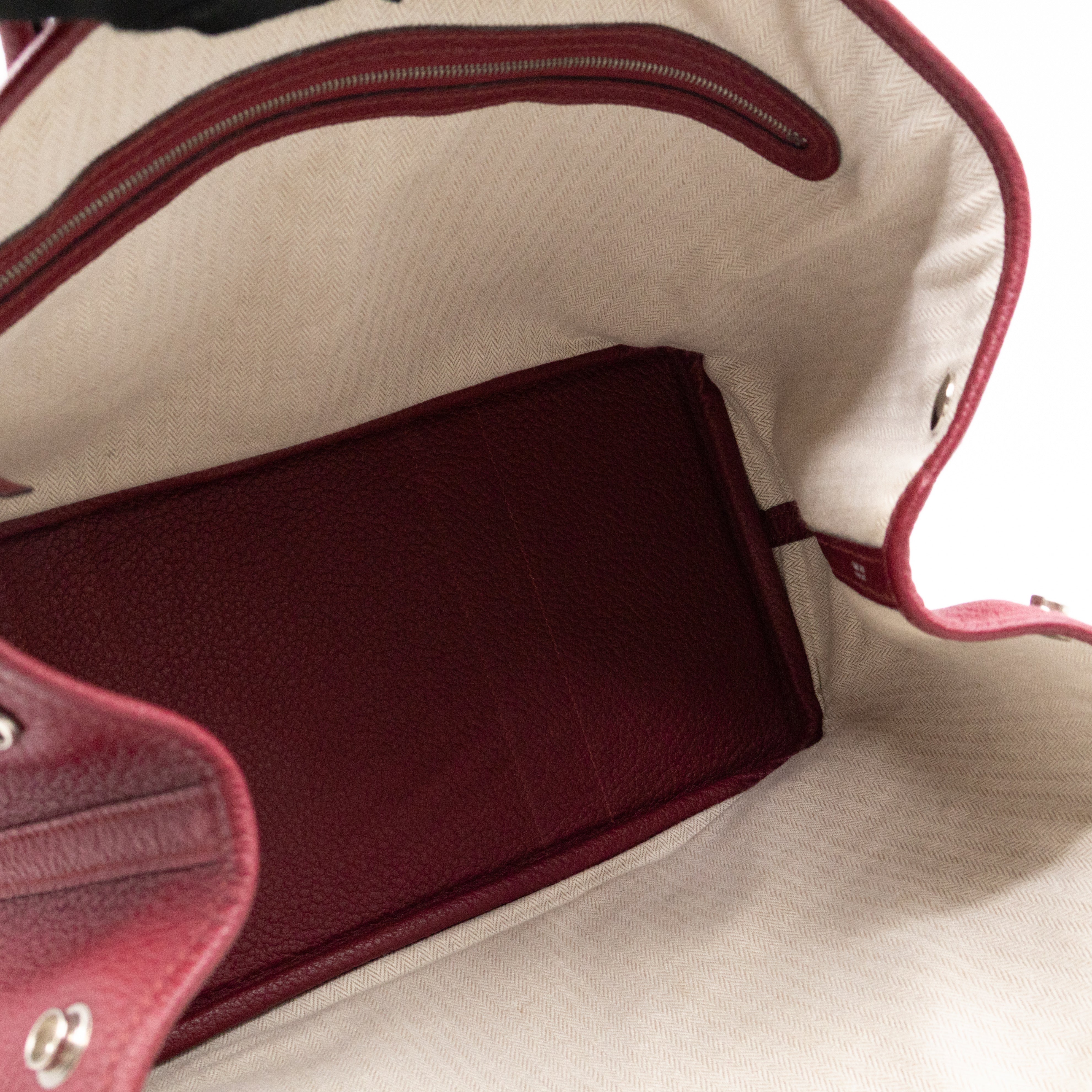 Garden Party 36 Rouge Grenat Leather