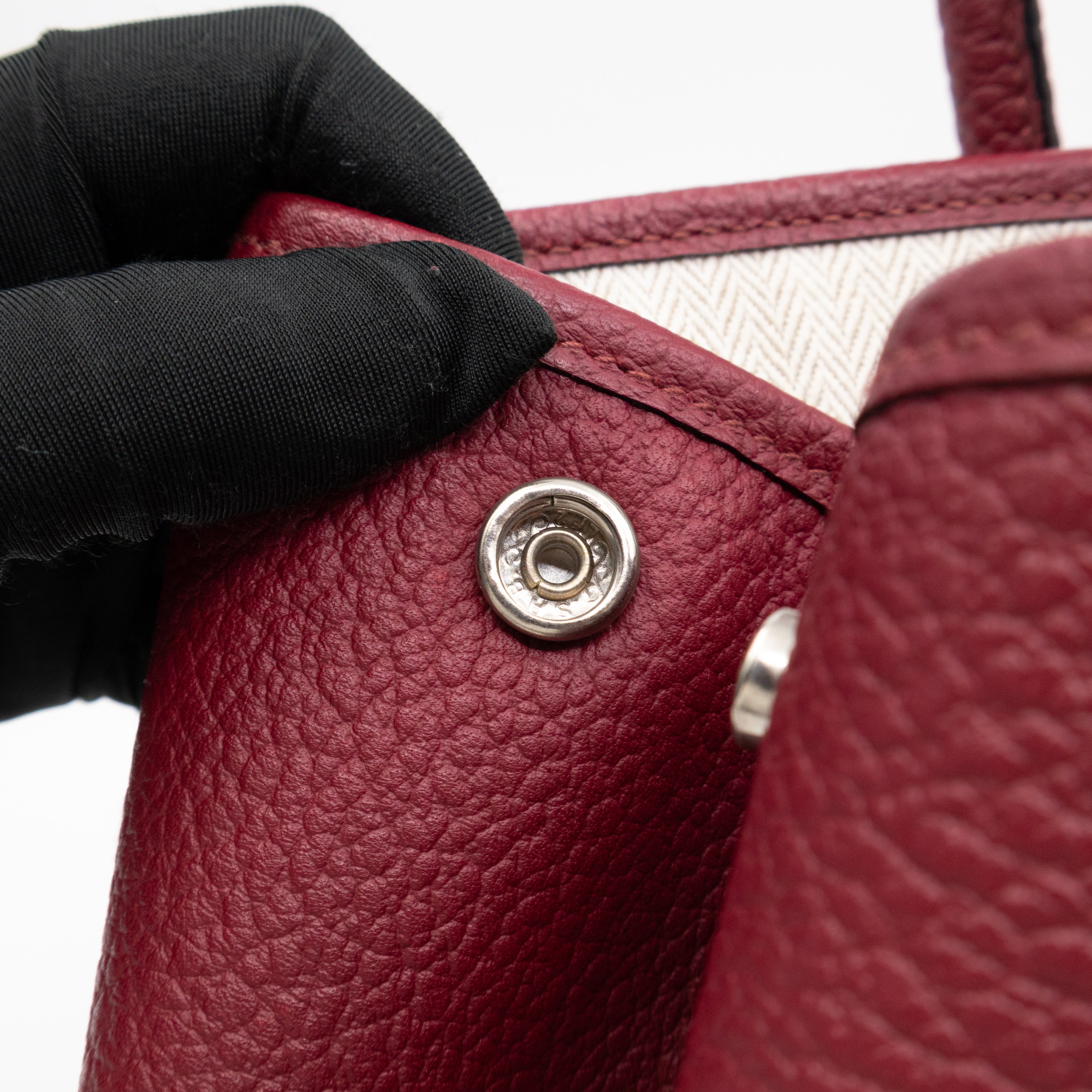 Garden Party 36 Rouge Grenat Leather