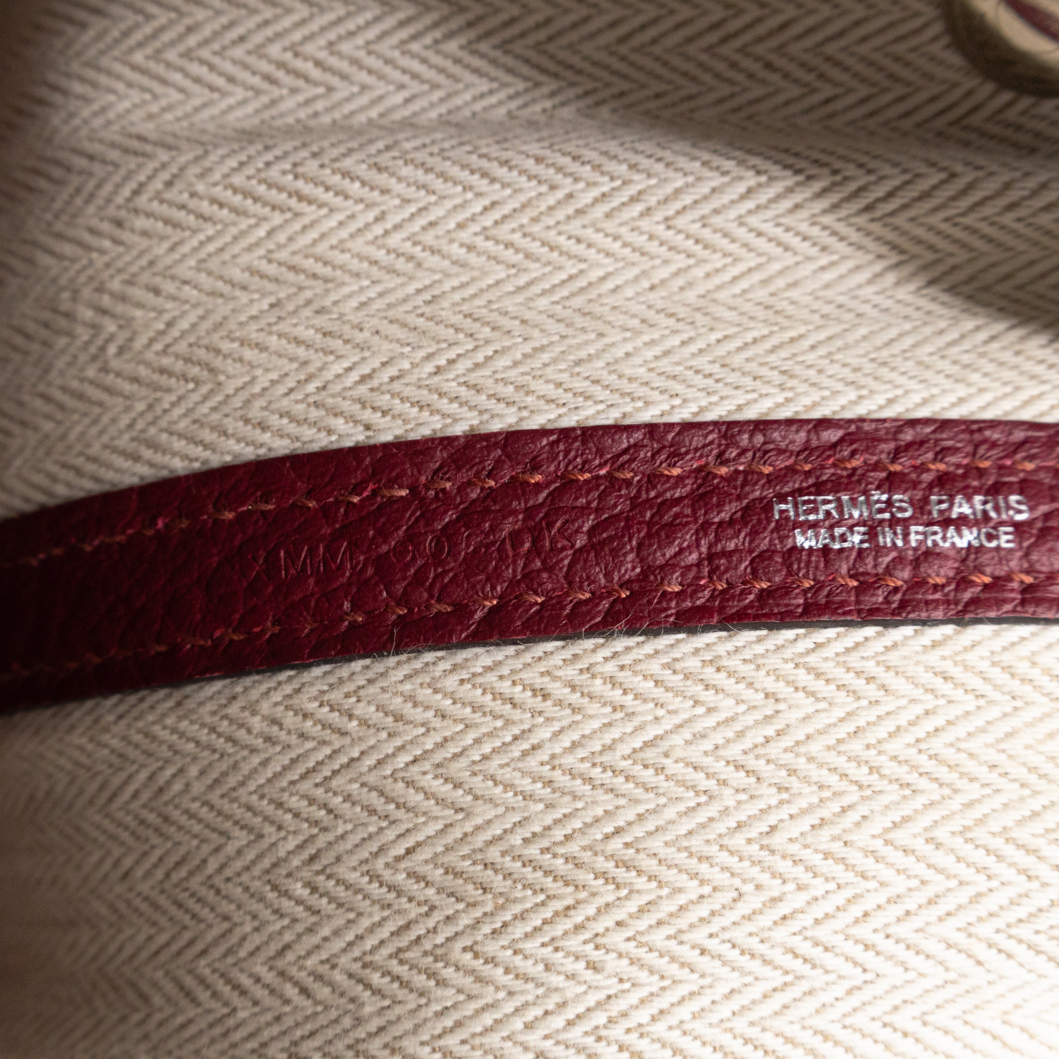 Garden Party 36 Rouge Grenat Leather