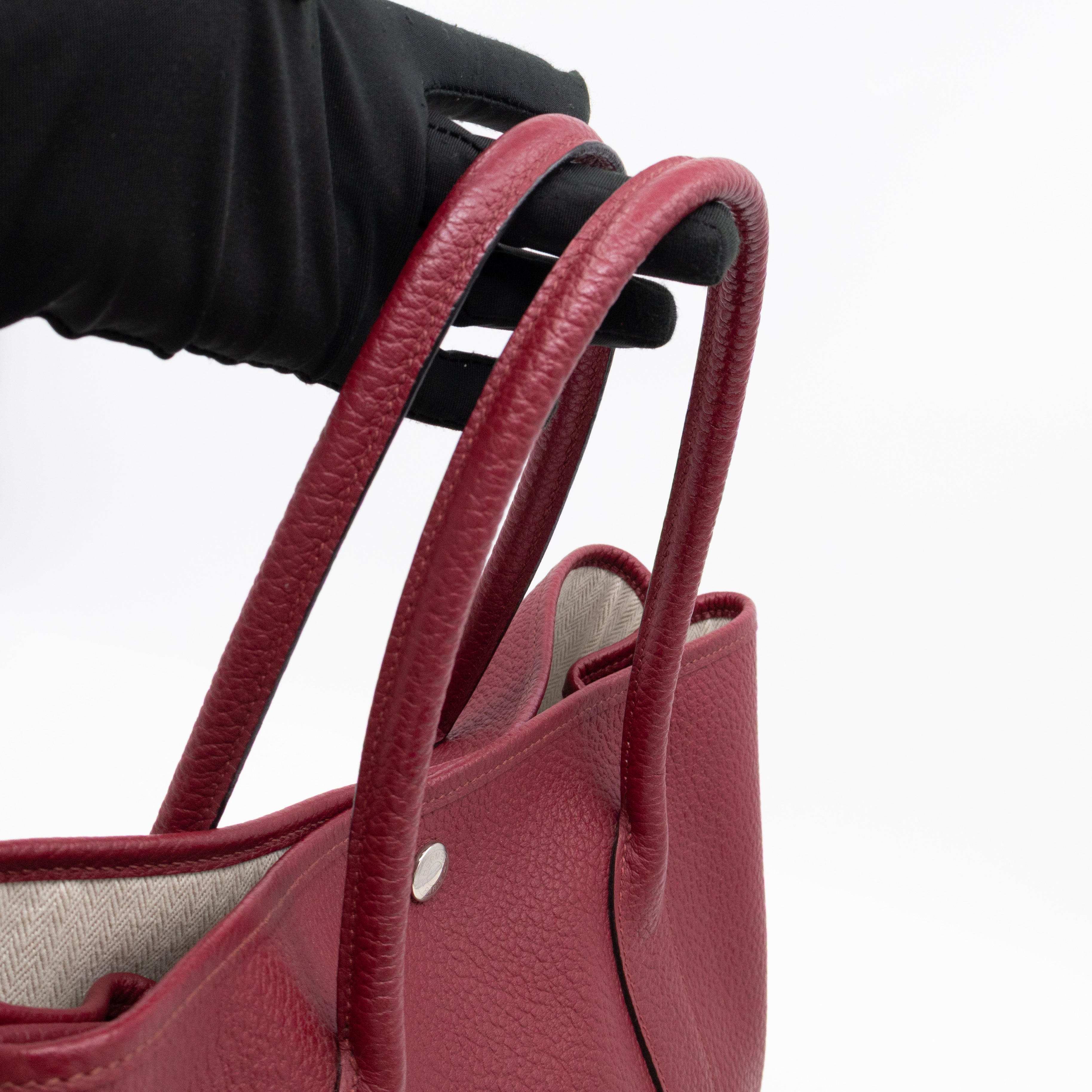 Garden Party 36 Rouge Grenat Leather
