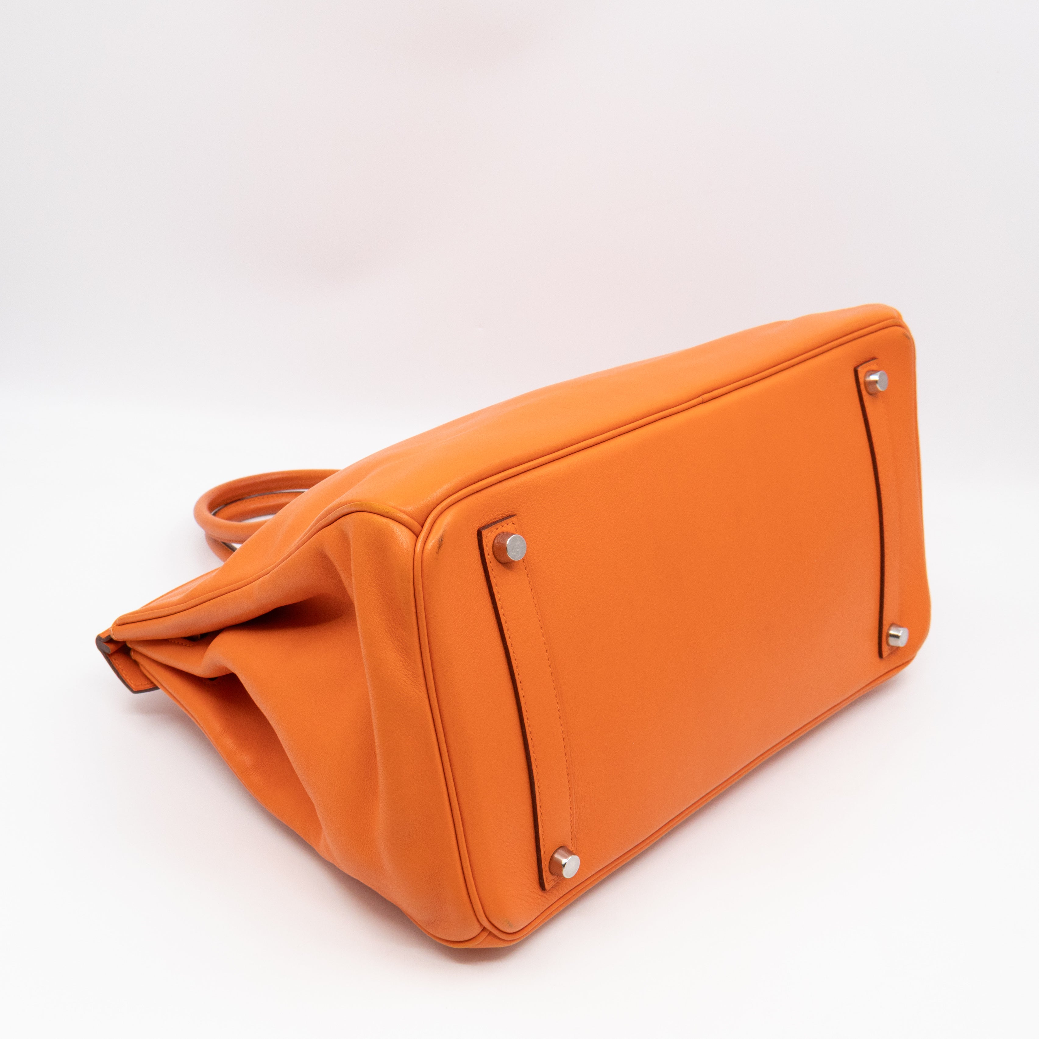 Birkin 35 Hermès Orange Swift Leather