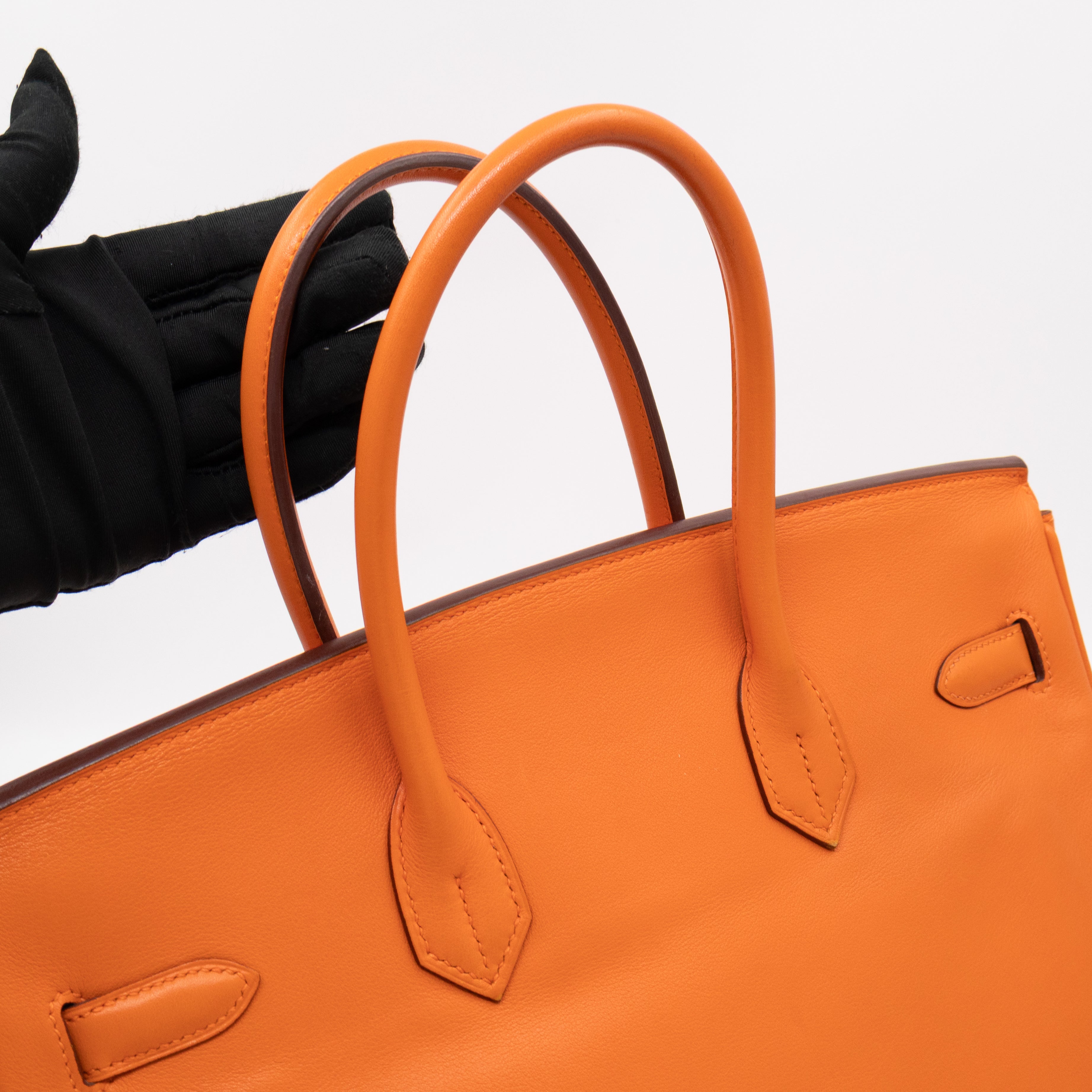 Birkin 35 Hermès Orange Swift Leather