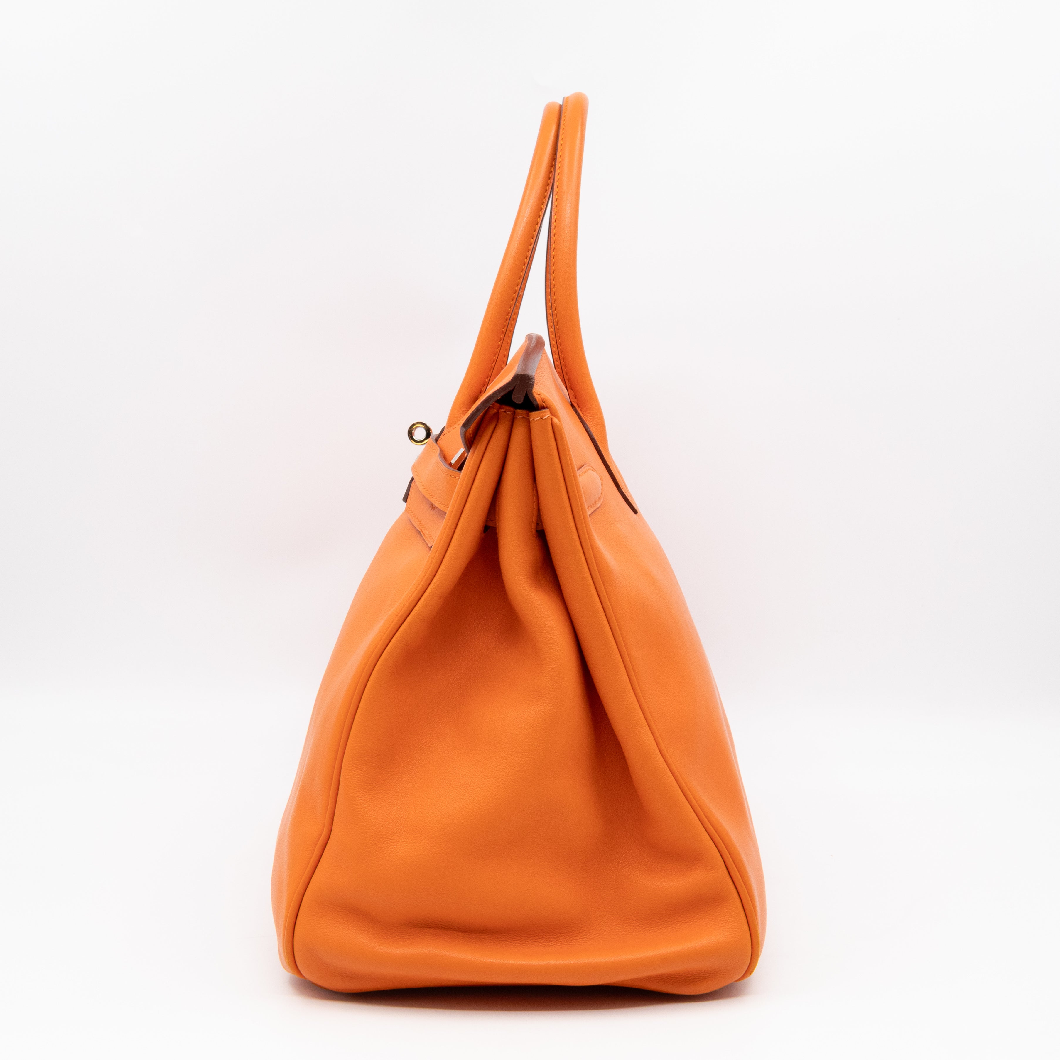 Birkin 35 Hermès Orange Swift Leather