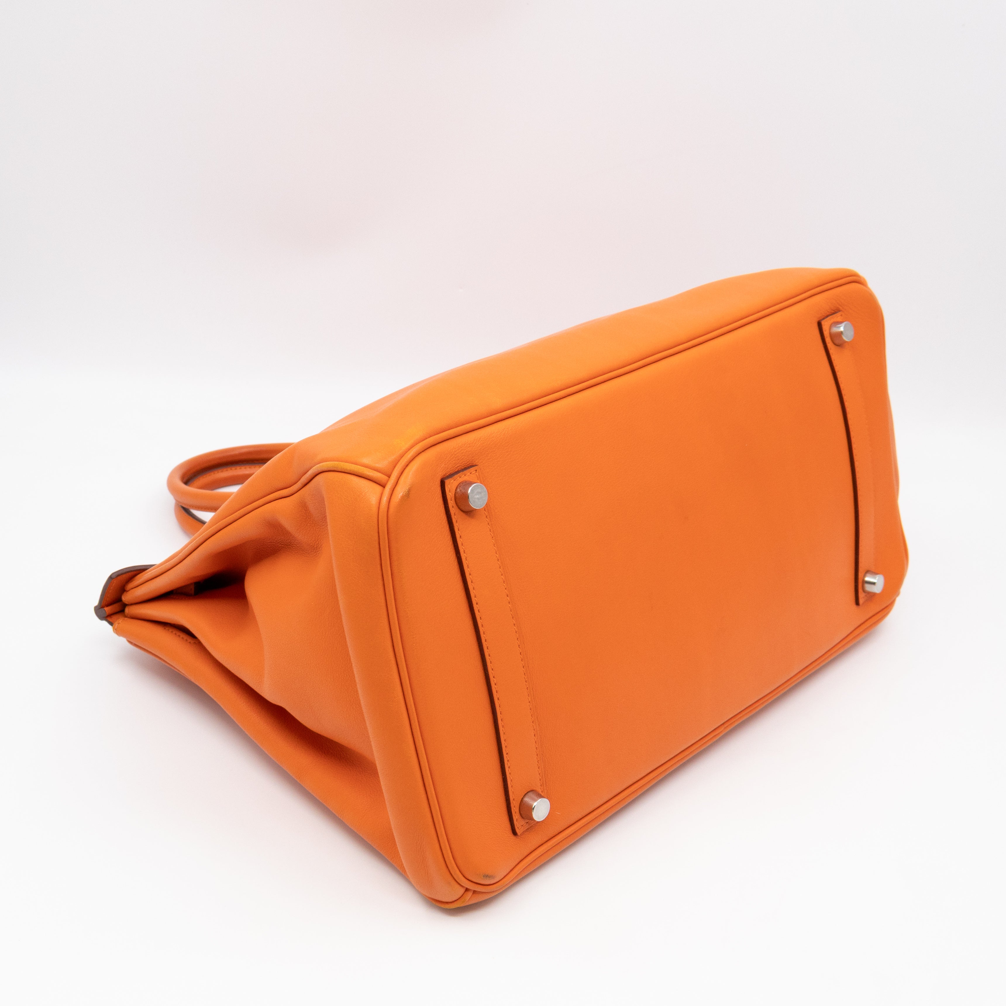 Birkin 35 Hermès Orange Swift Leather