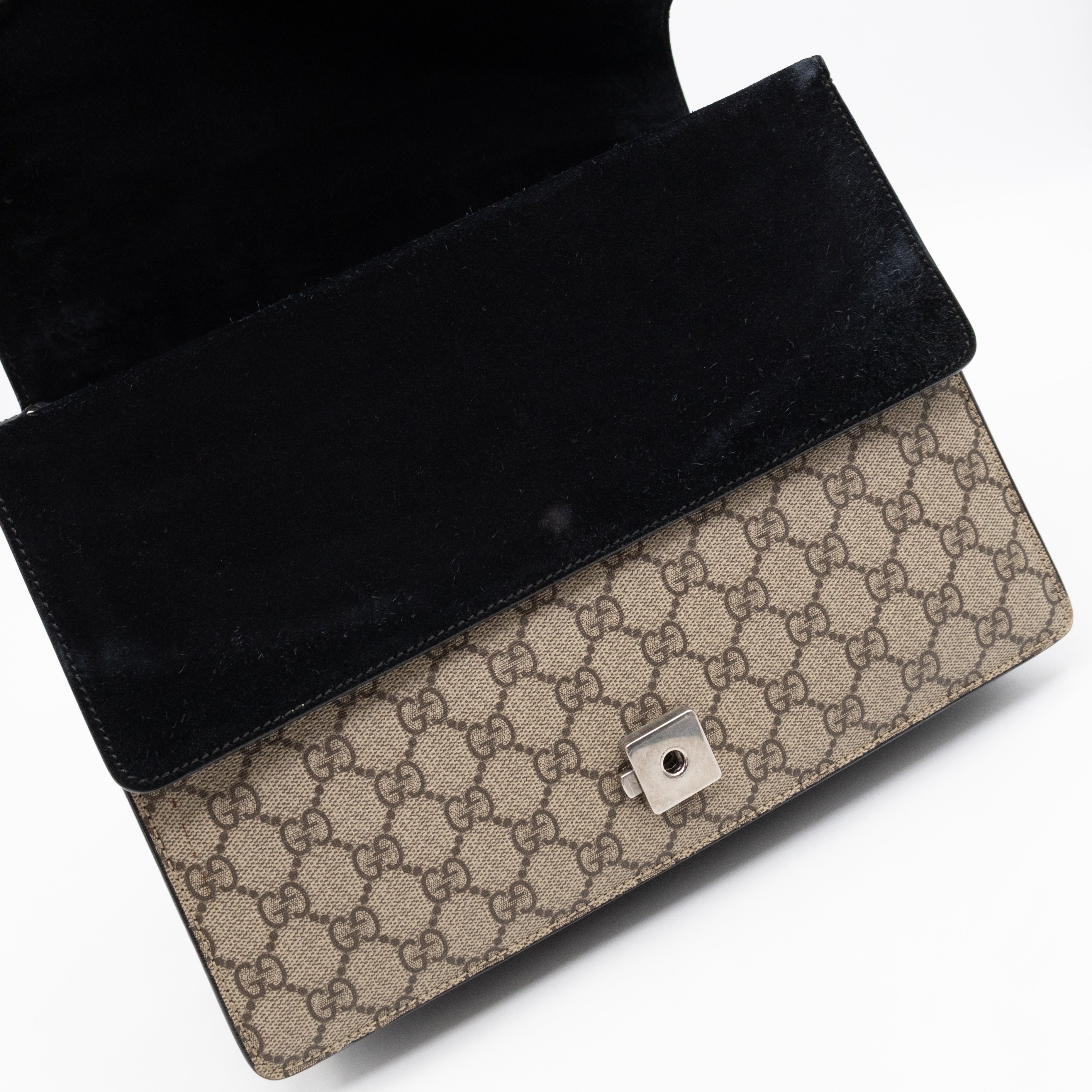 Dionysus Medium GG Supreme Black