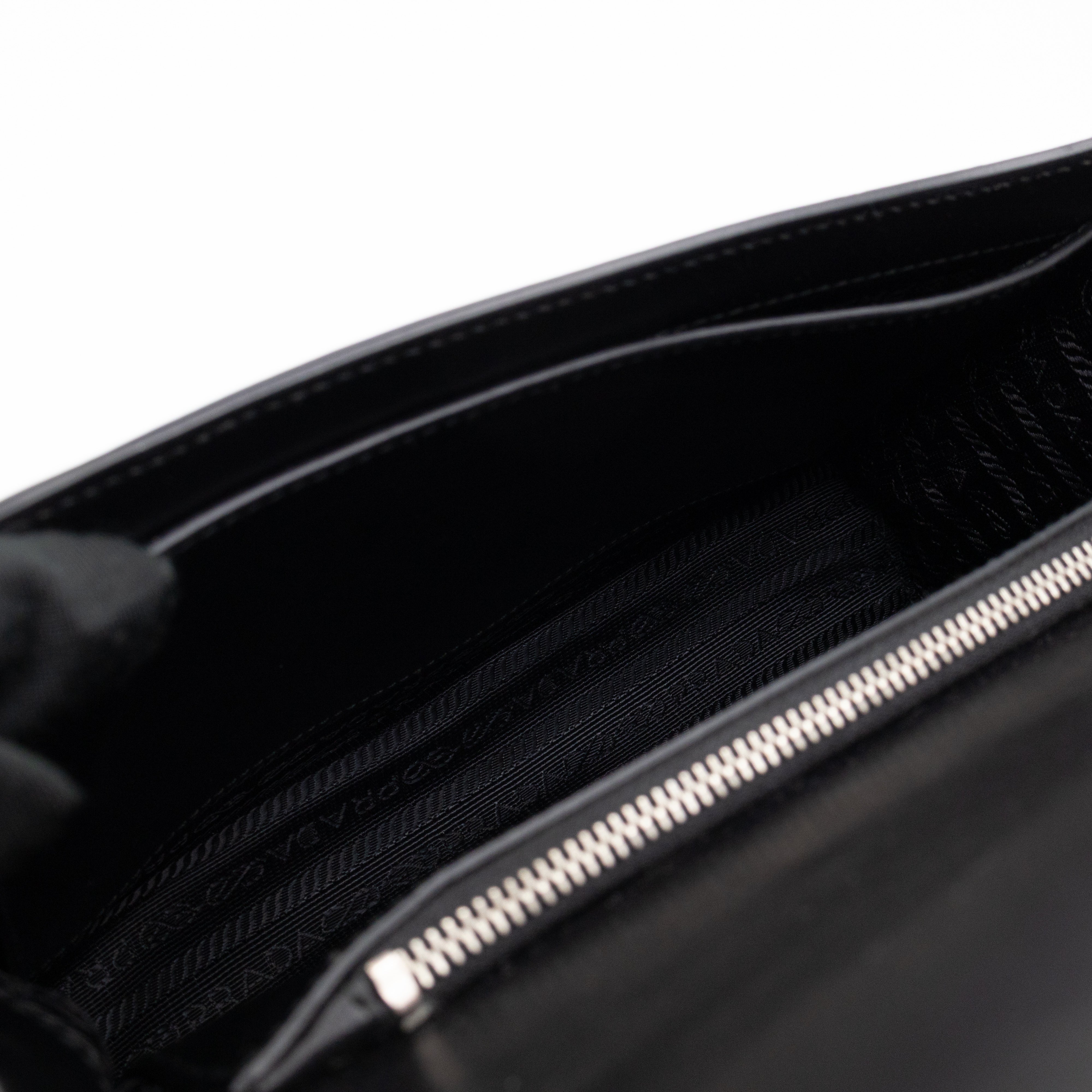 Elektra Studded Small Crossbody Bag Black Leather