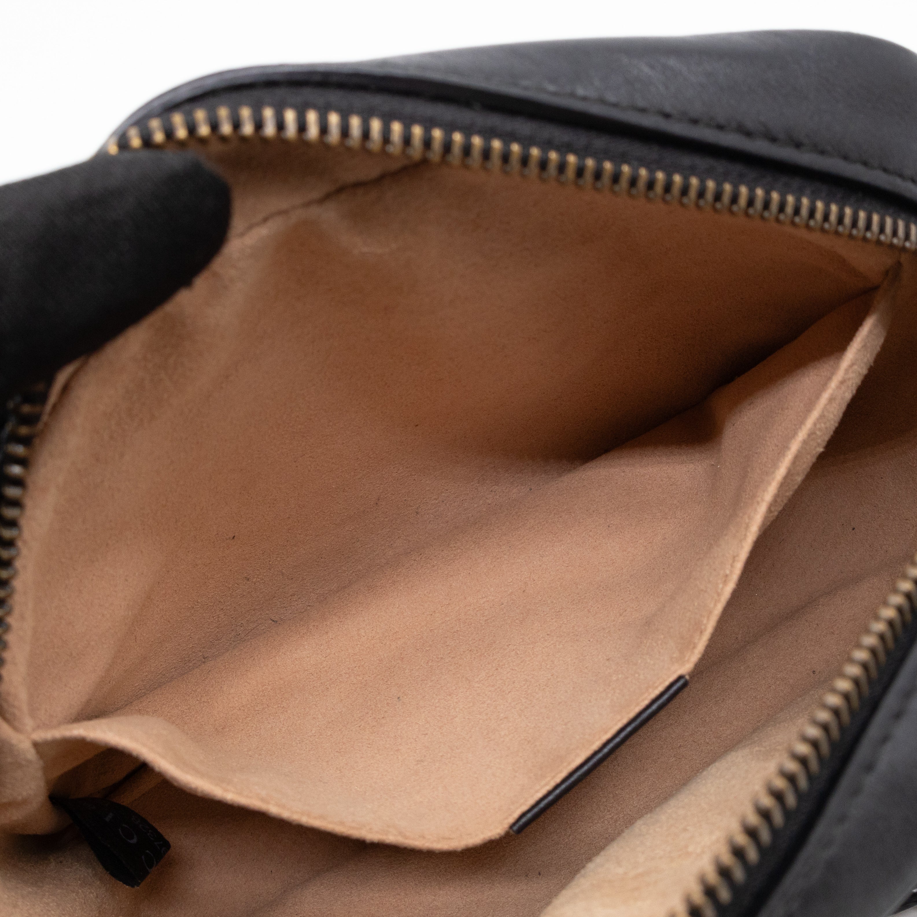GG Marmont Mini Black Matelassé Leather