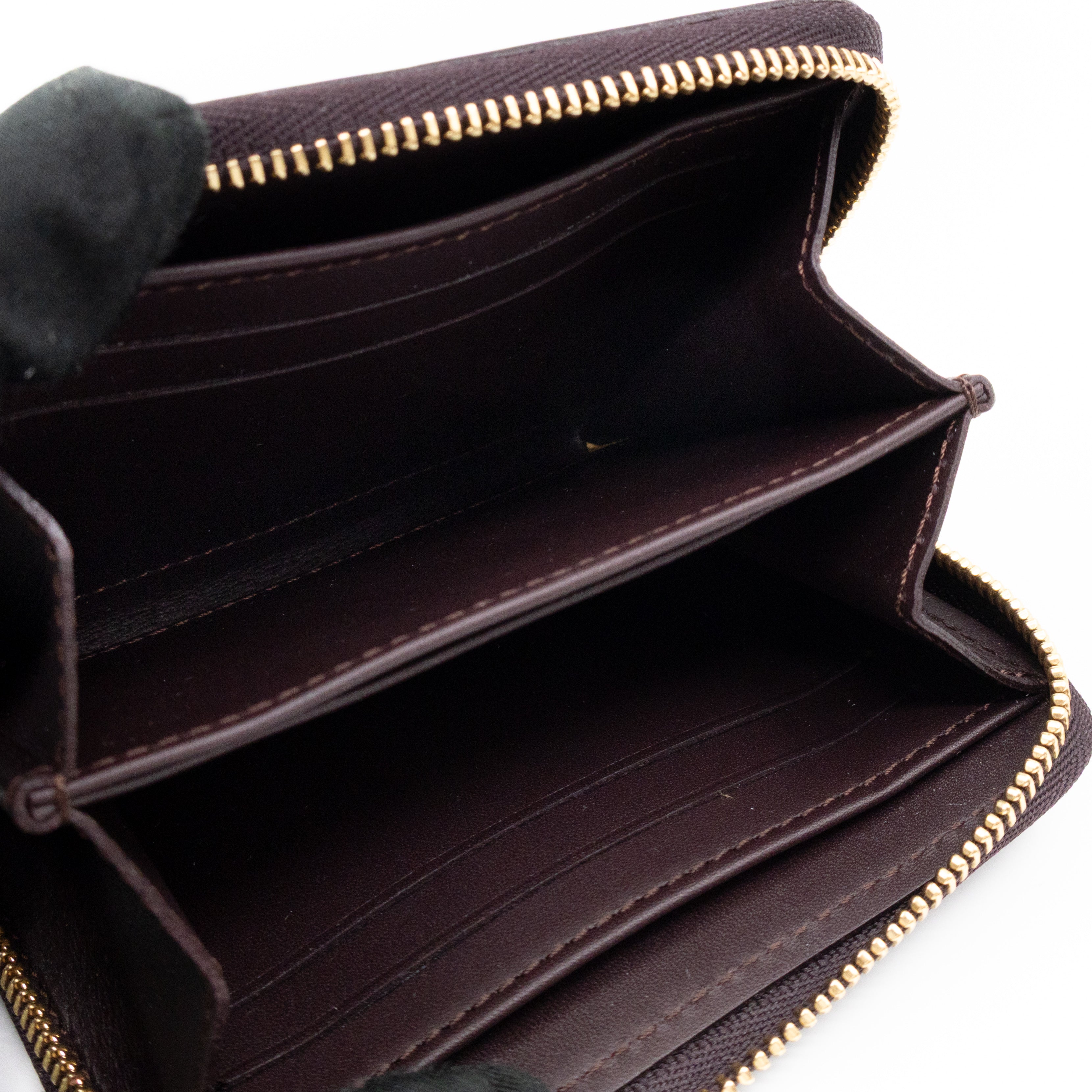 Zippy Coin Purse Vernis Raye Amarante
