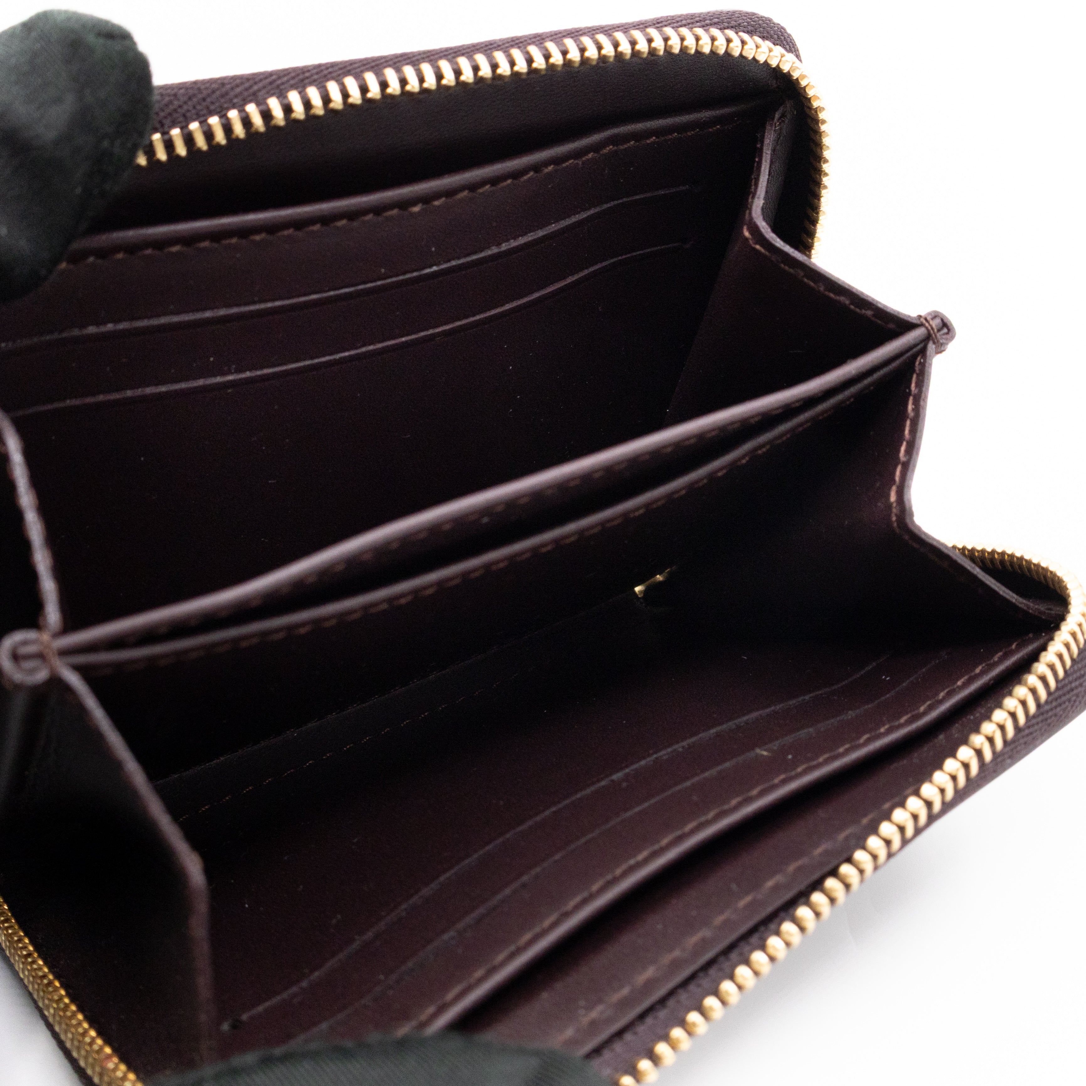 Zippy Coin Purse Vernis Raye Amarante
