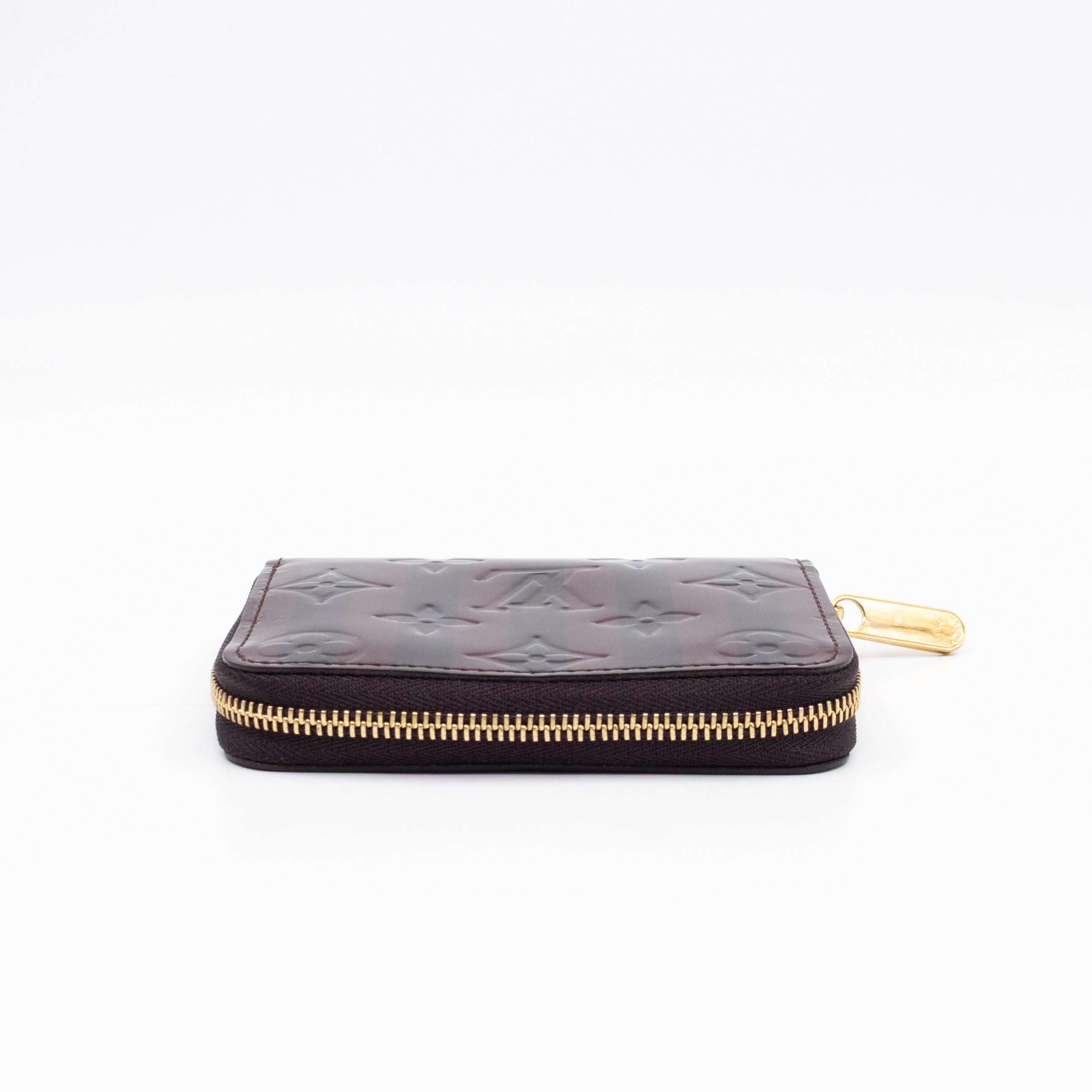 Zippy Coin Purse Vernis Raye Amarante