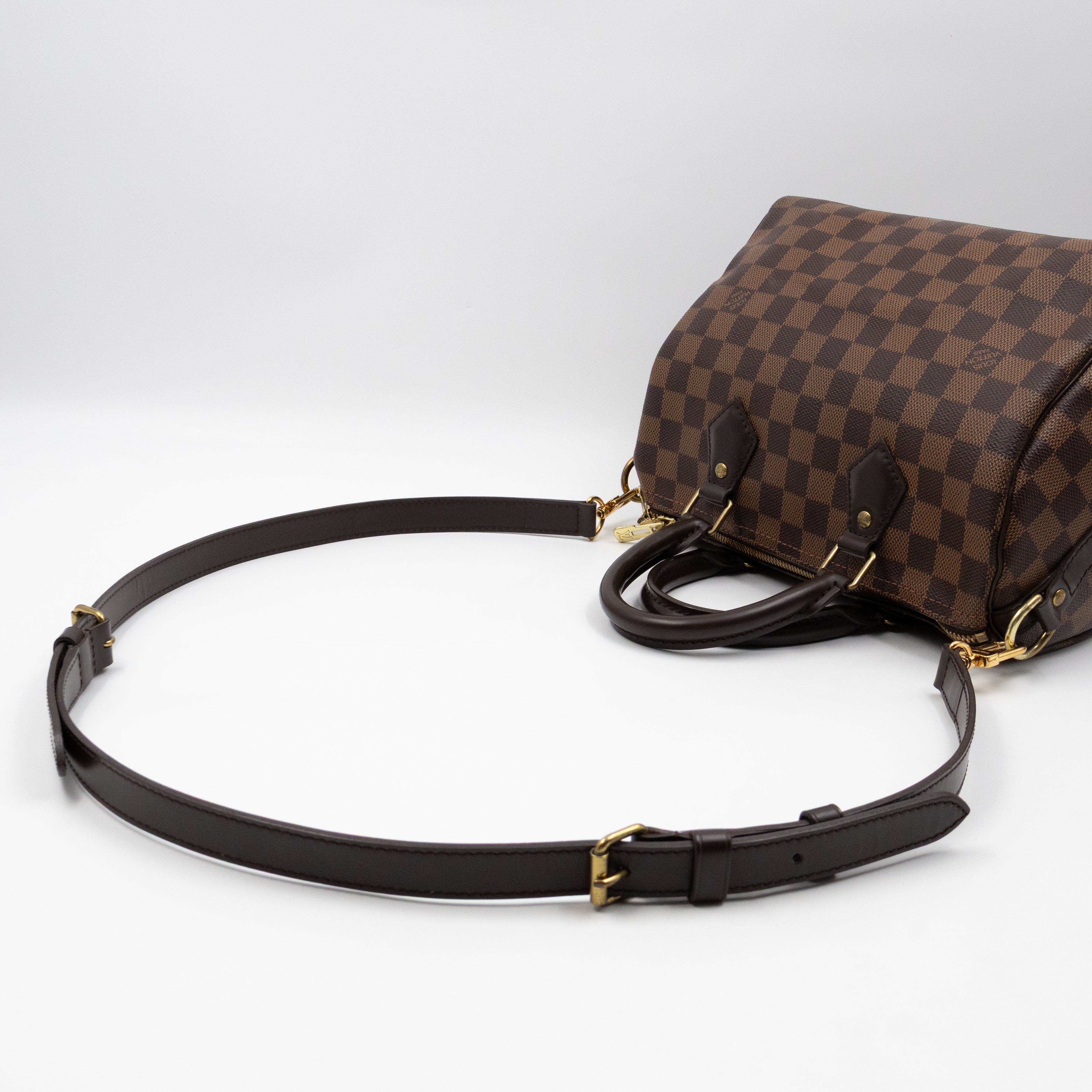 Speedy 25 Bandouliere Damier Ebene