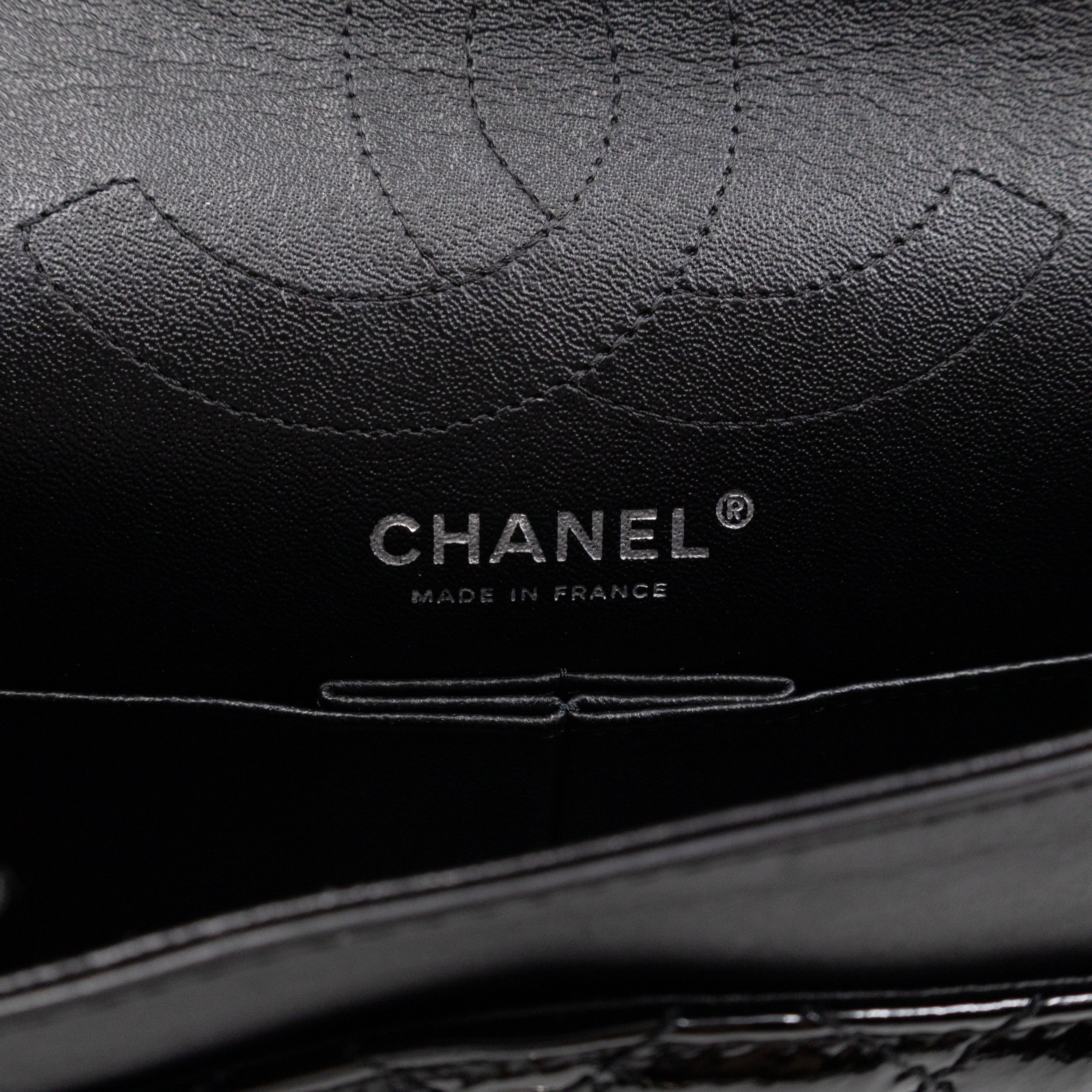 2.55 Reissue 225 Black Patent Leather