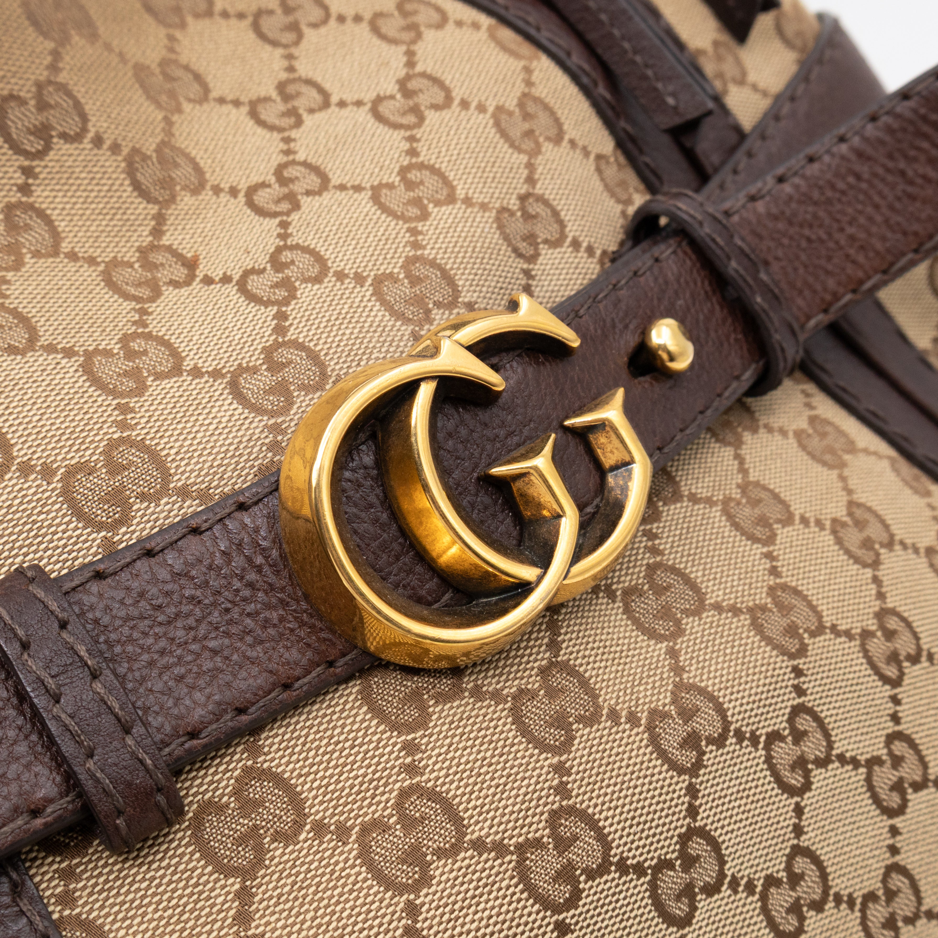 GG Running Hobo Bag Brown